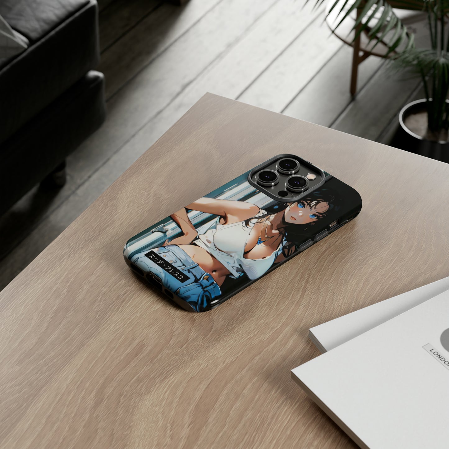 Anime Style Art Tough Cases- "She's Not Impressed"