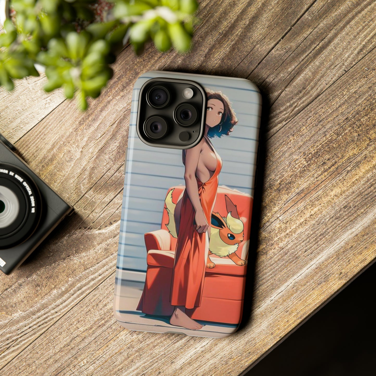 Flames She Has- Anime Style Art Tough Cases
