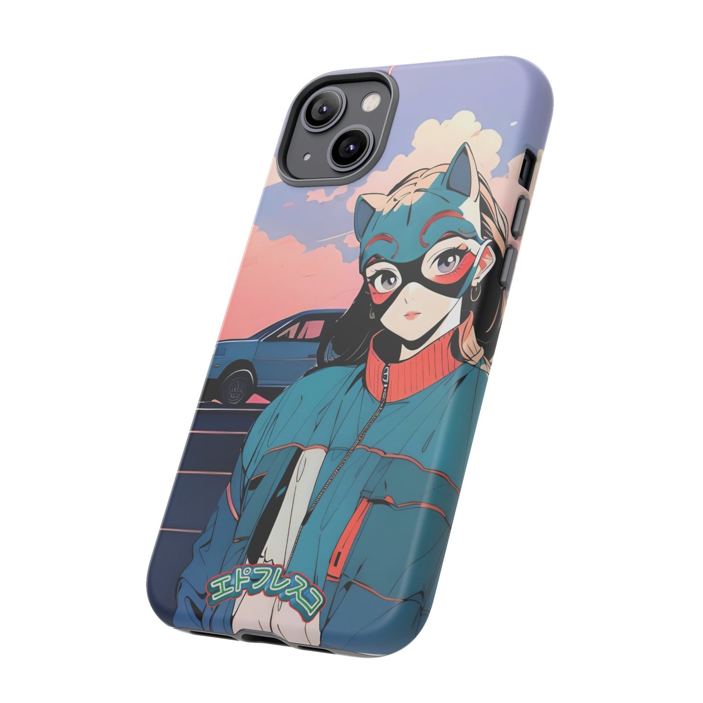 Anime Style Art Tough Cases- "Kitty City Boss #1"