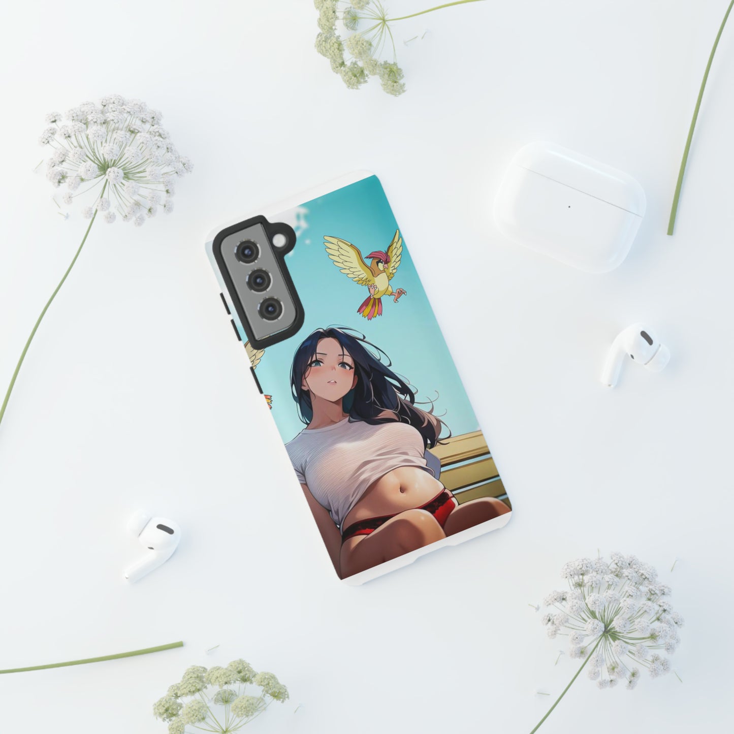 Friends in the Sky- Anime Style Art Tough Cases