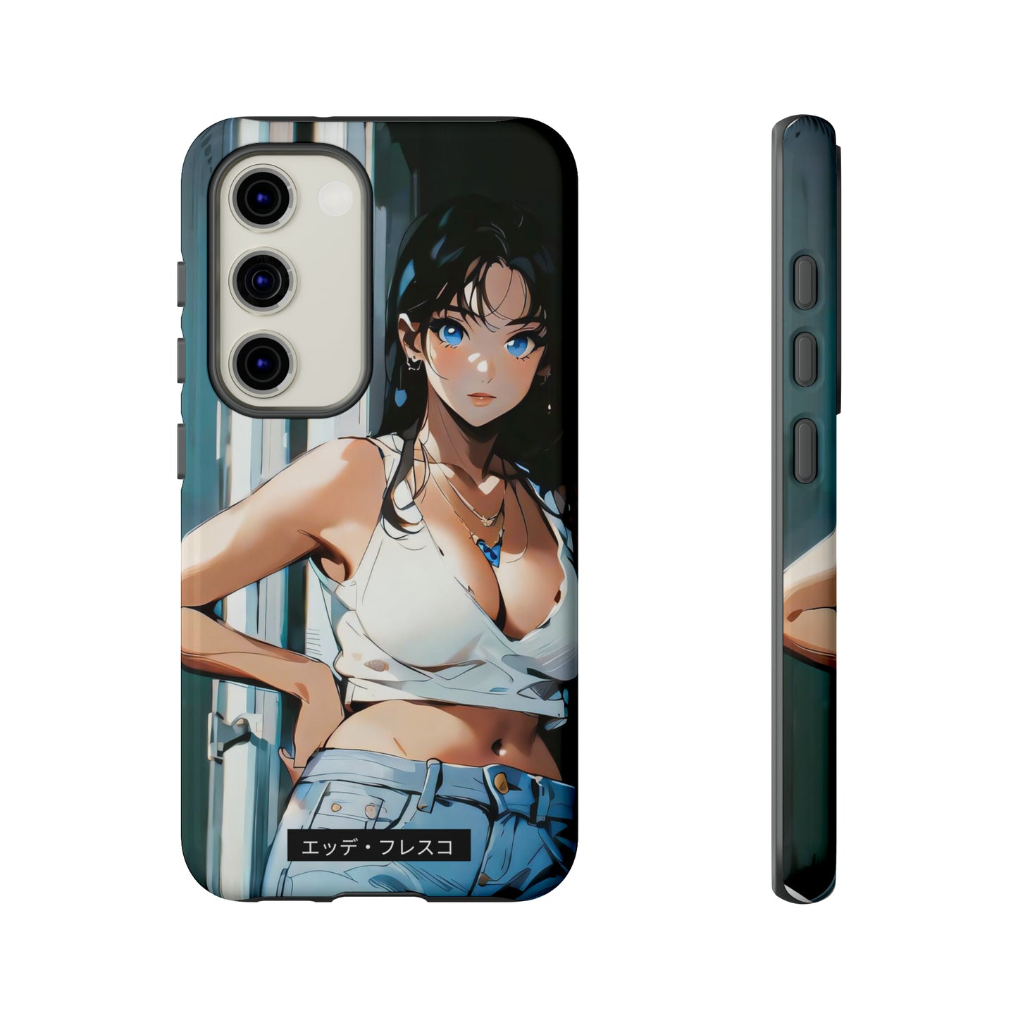 Anime Style Art Tough Cases- "She's Not Impressed"