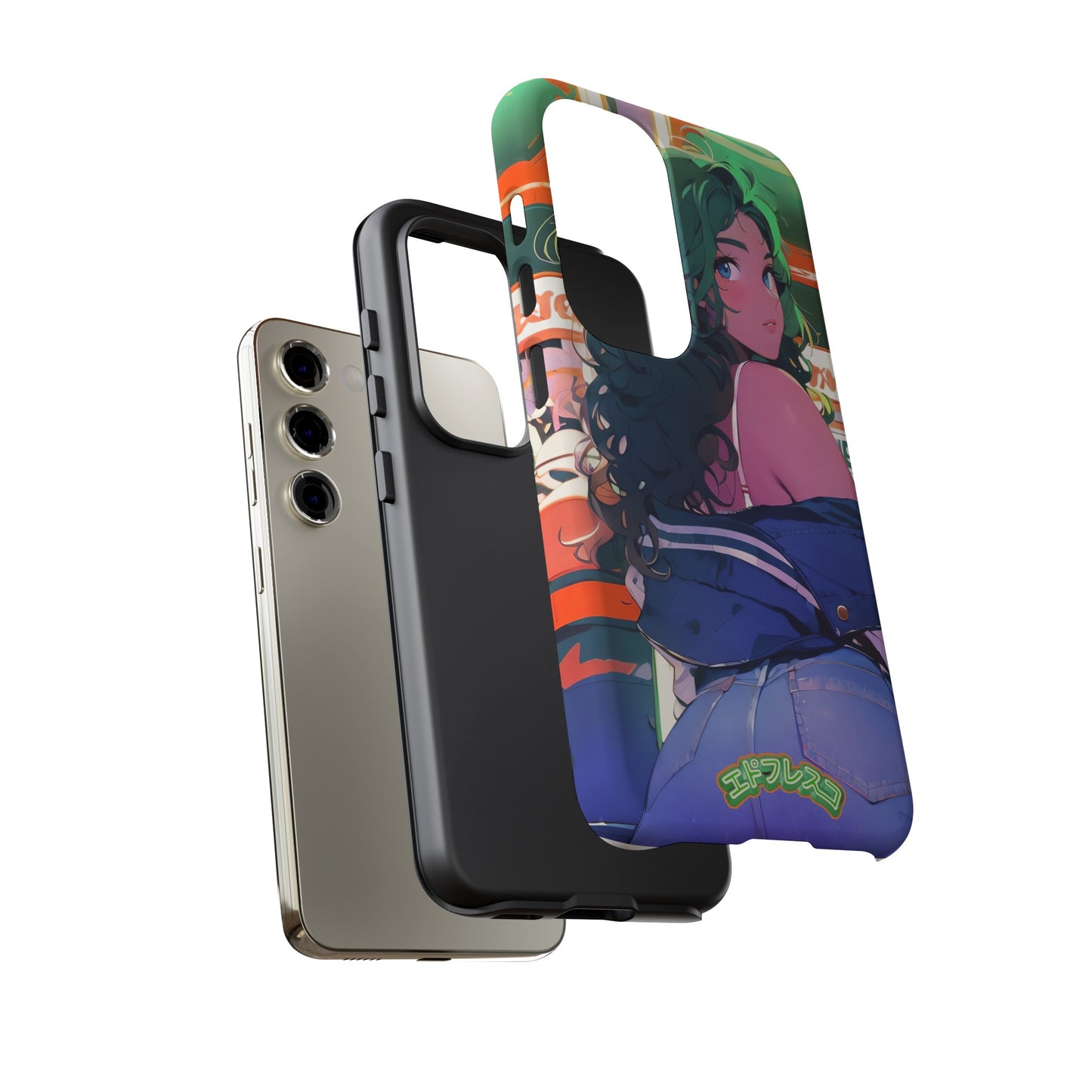 Anime Style Art Tough Cases- "Brat in the Arcade"