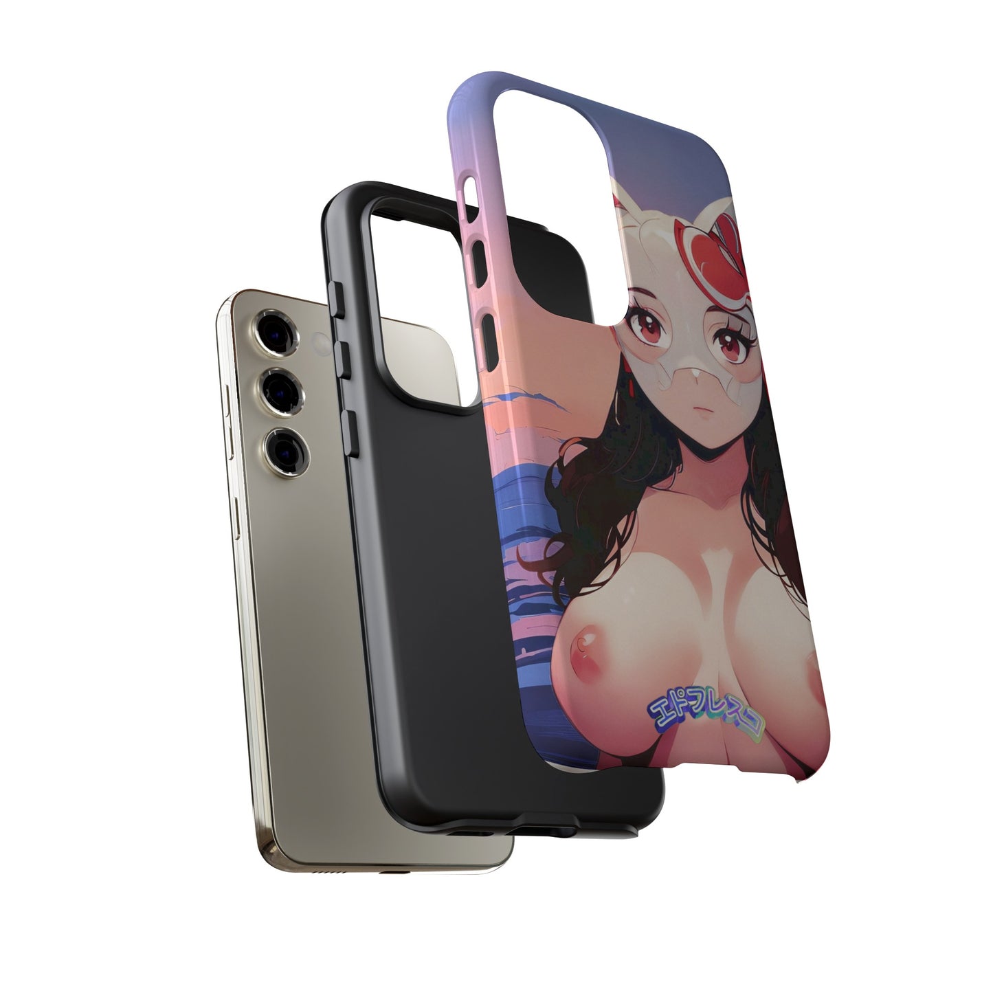 Anime Style Art Tough Cases- "Busty Sunset"