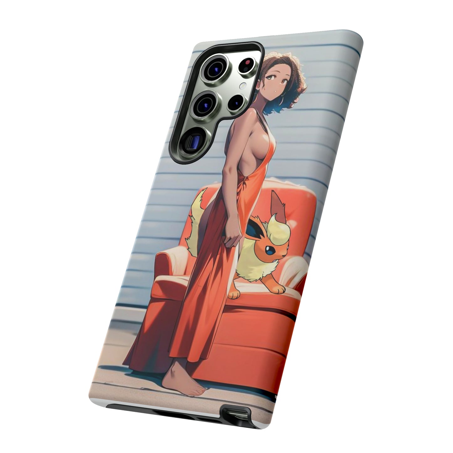 Flames She Has- Anime Style Art Tough Cases