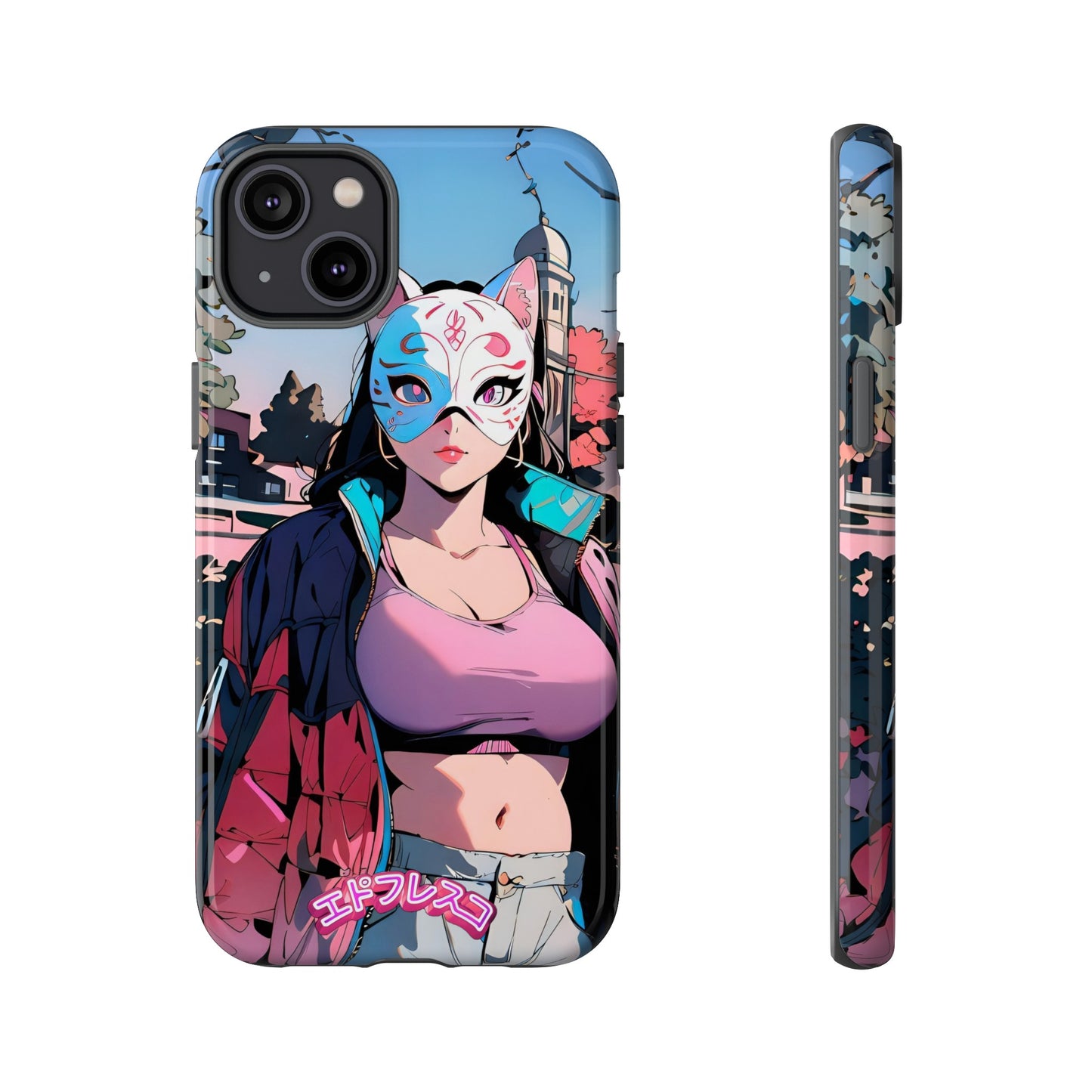 Anime Style Art Tough Cases- "Kitty City Boss #3"