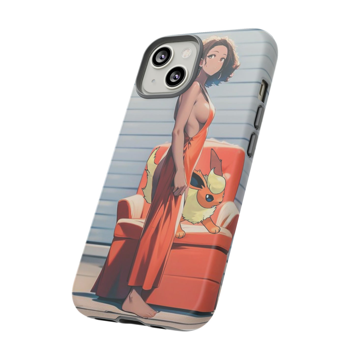 Flames She Has- Anime Style Art Tough Cases