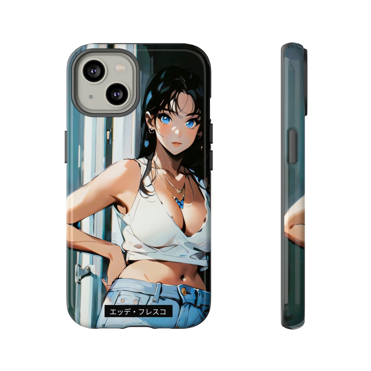 Anime Style Art Tough Cases- "She's Not Impressed"