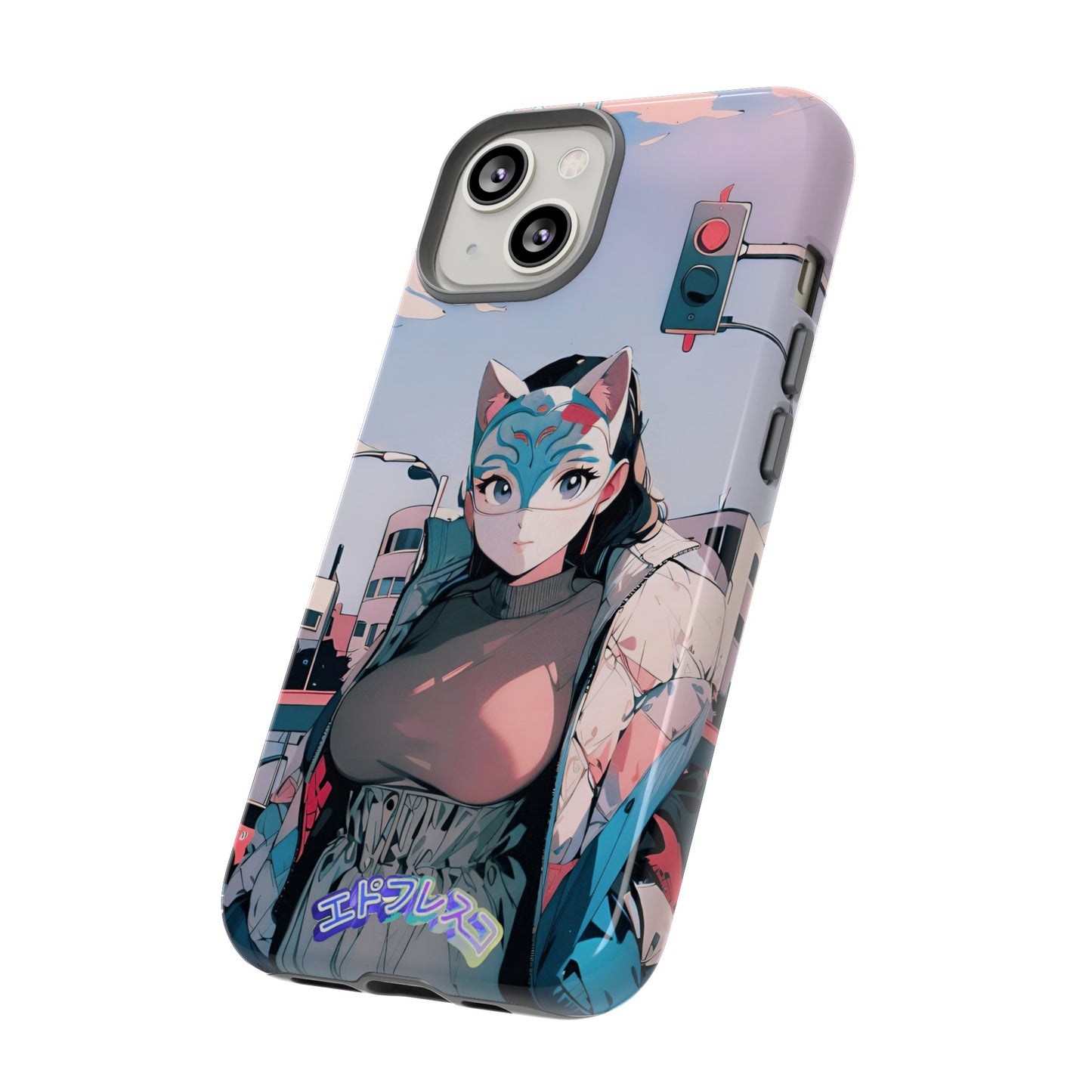 Anime Style Art Tough Cases- "Kitty City Boss #2"