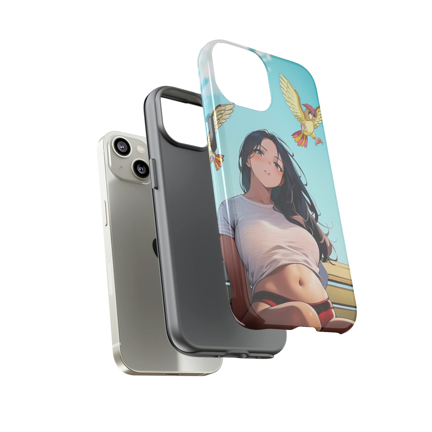 Friends in the Sky- Anime Style Art Tough Cases