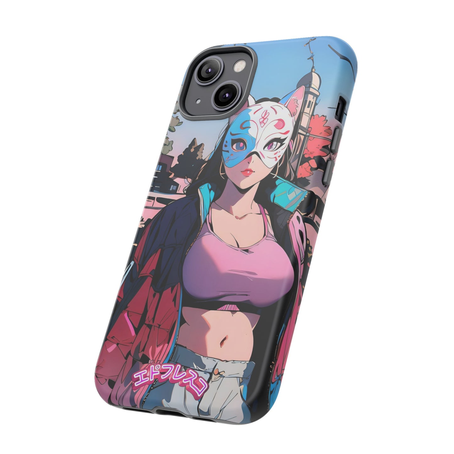Anime Style Art Tough Cases- "Kitty City Boss #3"