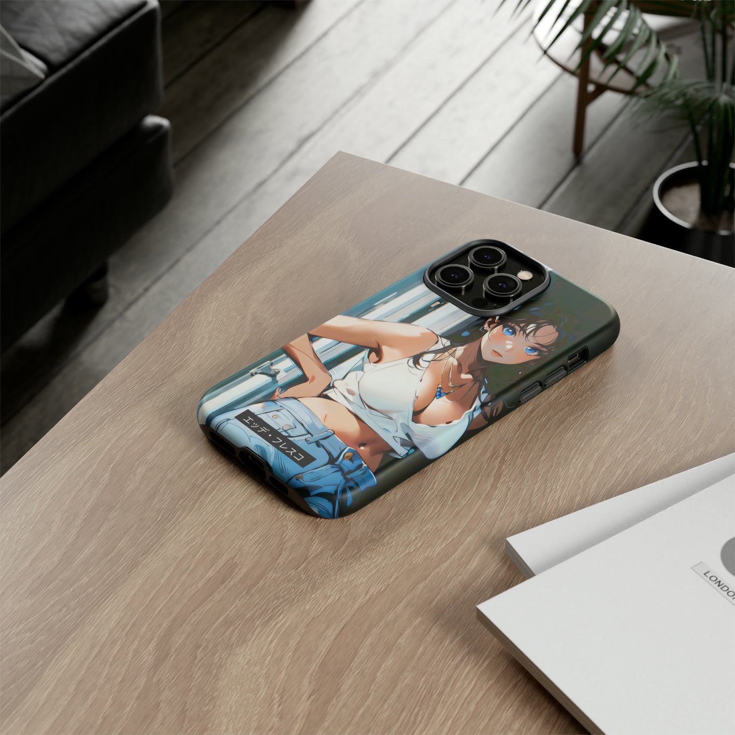 Anime Style Art Tough Cases- "She's Not Impressed"