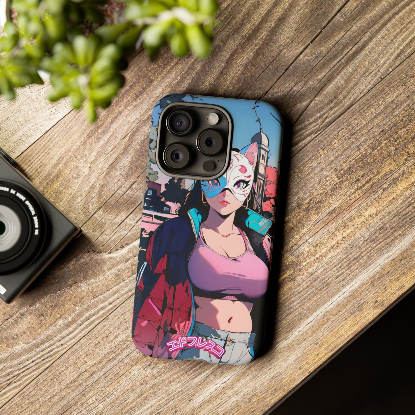 Anime Style Art Tough Cases- "Kitty City Boss #3"