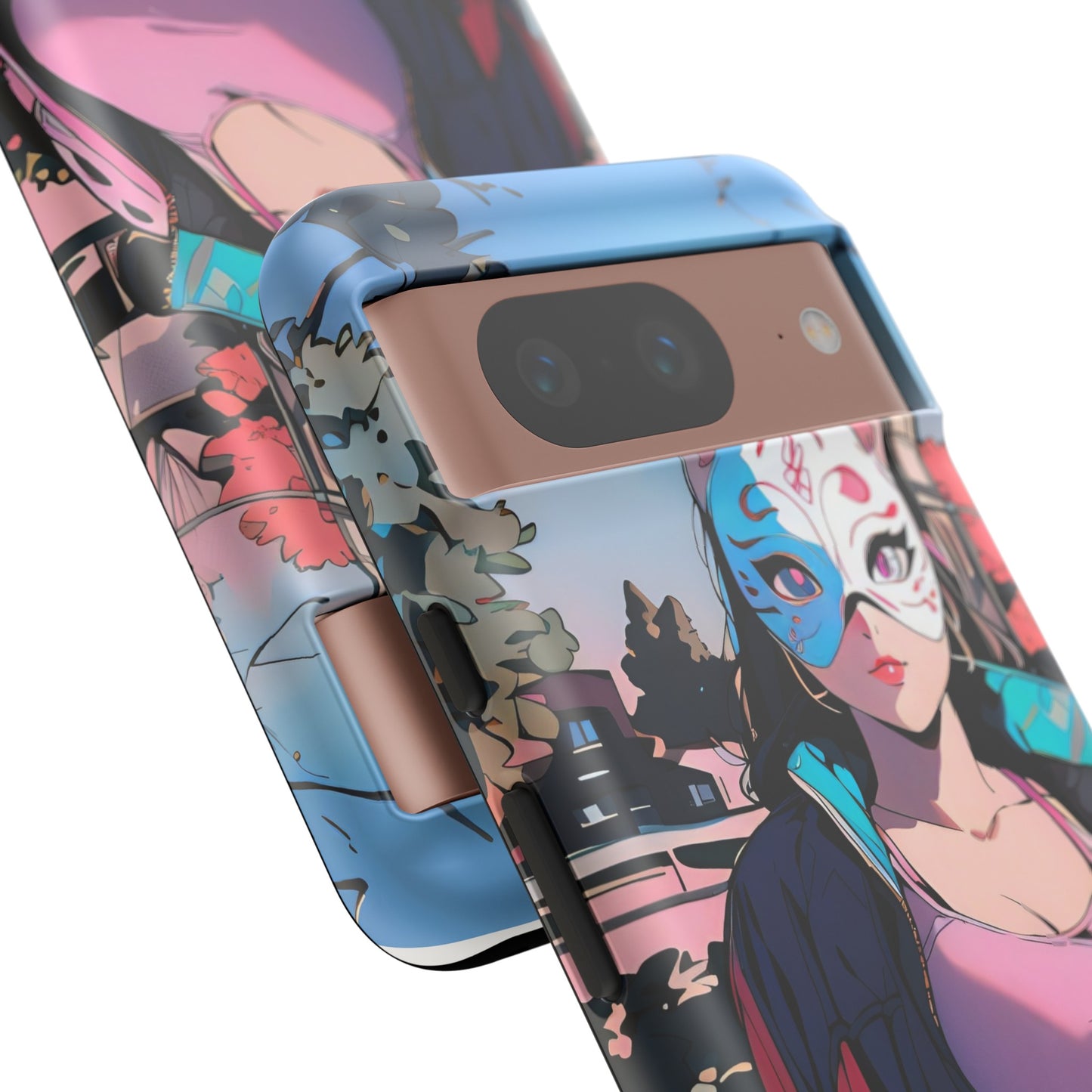 Anime Style Art Tough Cases- "Kitty City Boss #3"