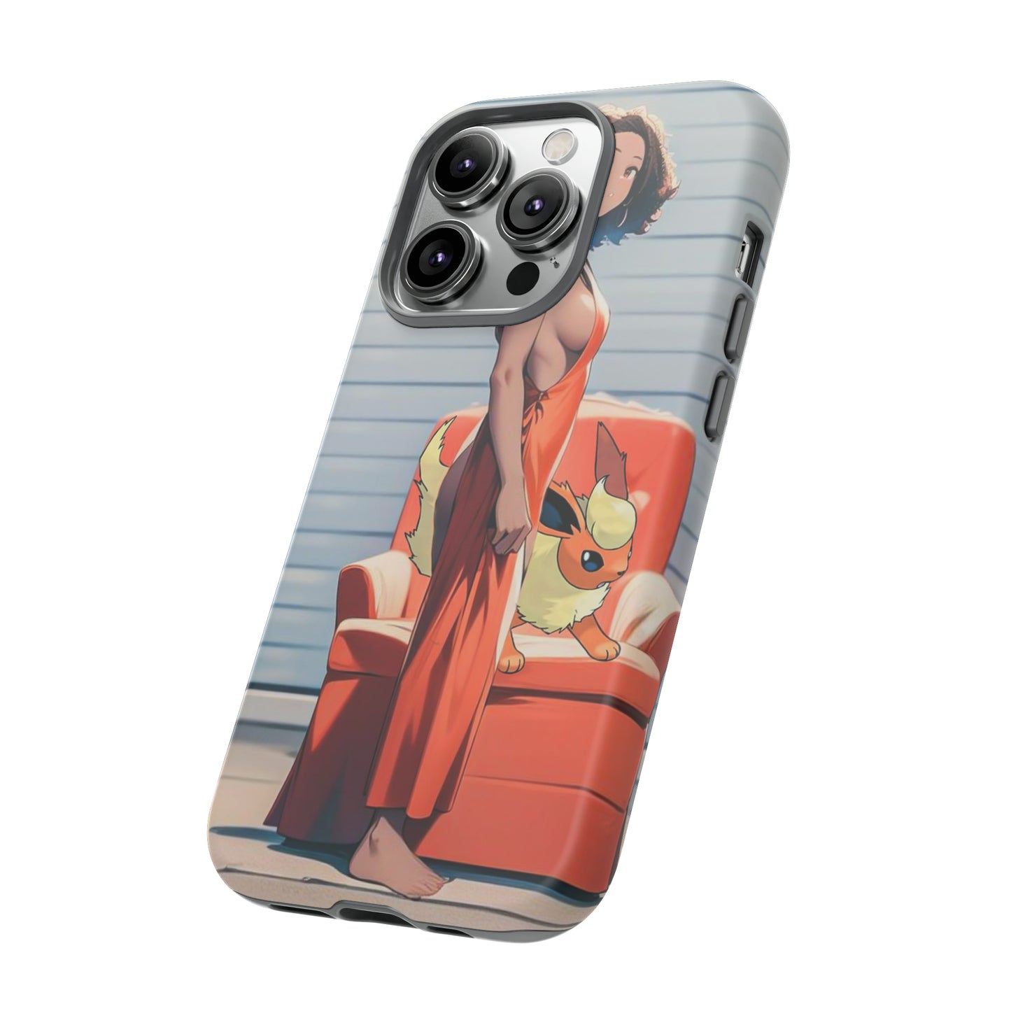 Flames She Has- Anime Style Art Tough Cases