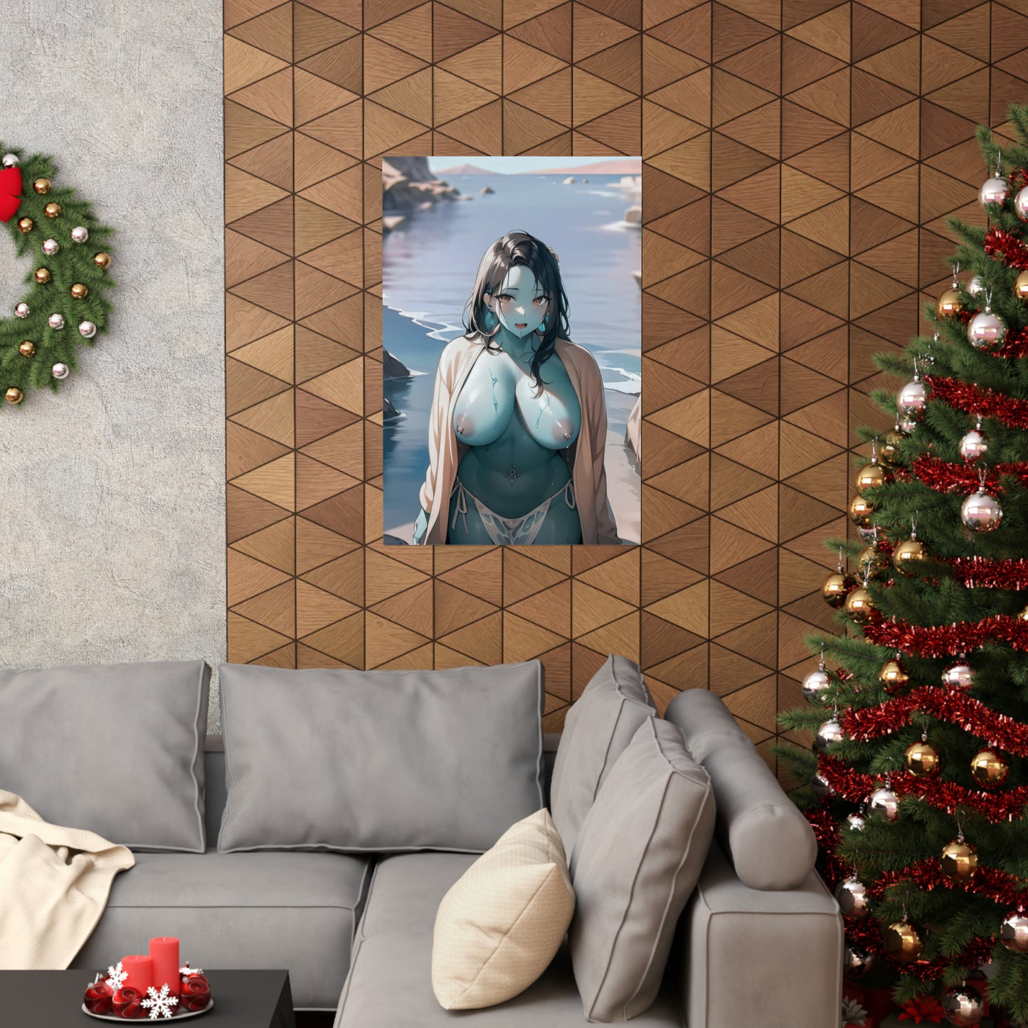 Anime Style Art Matte Vertical Posters- "Blu Mate"