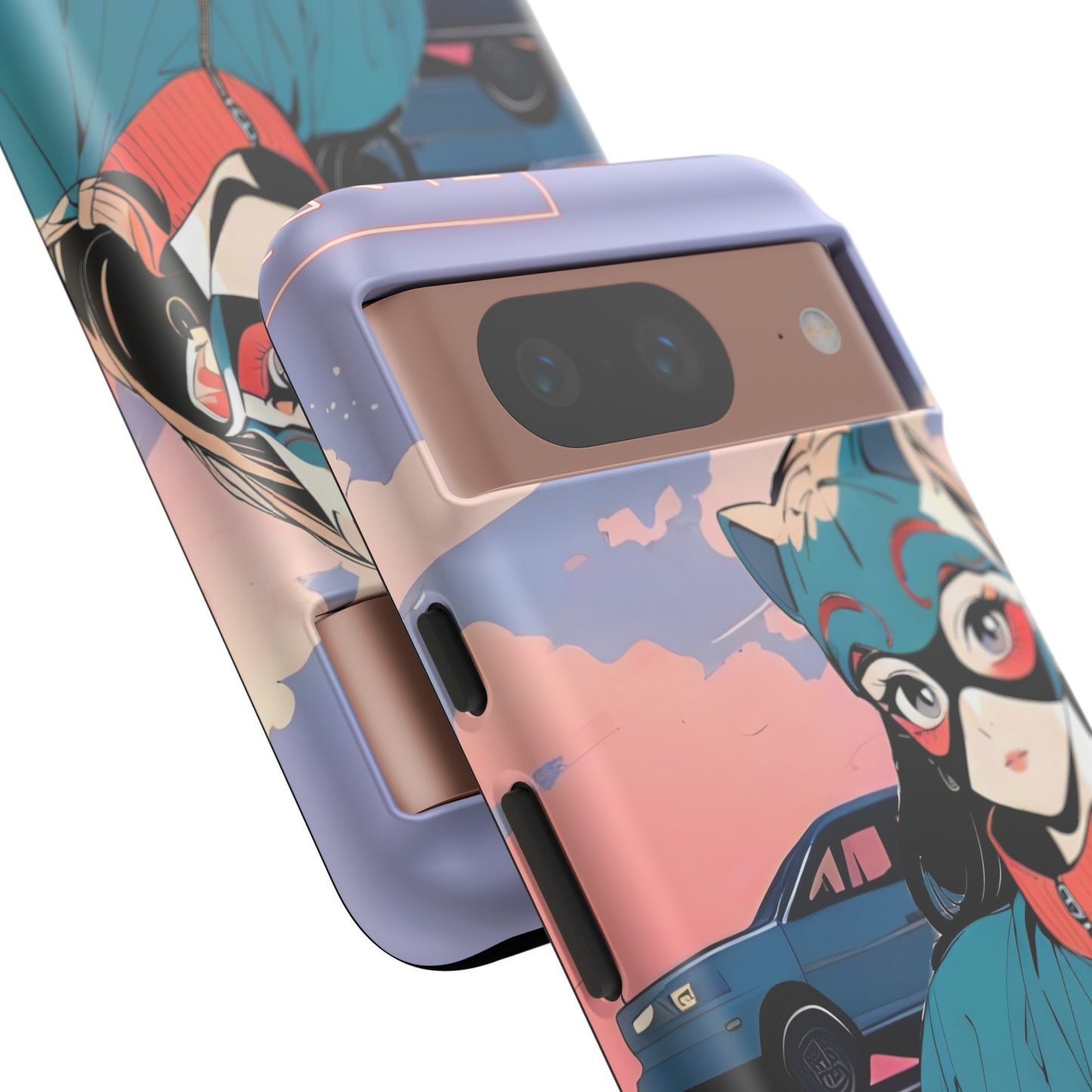 Anime Style Art Tough Cases- "Kitty City Boss #1"