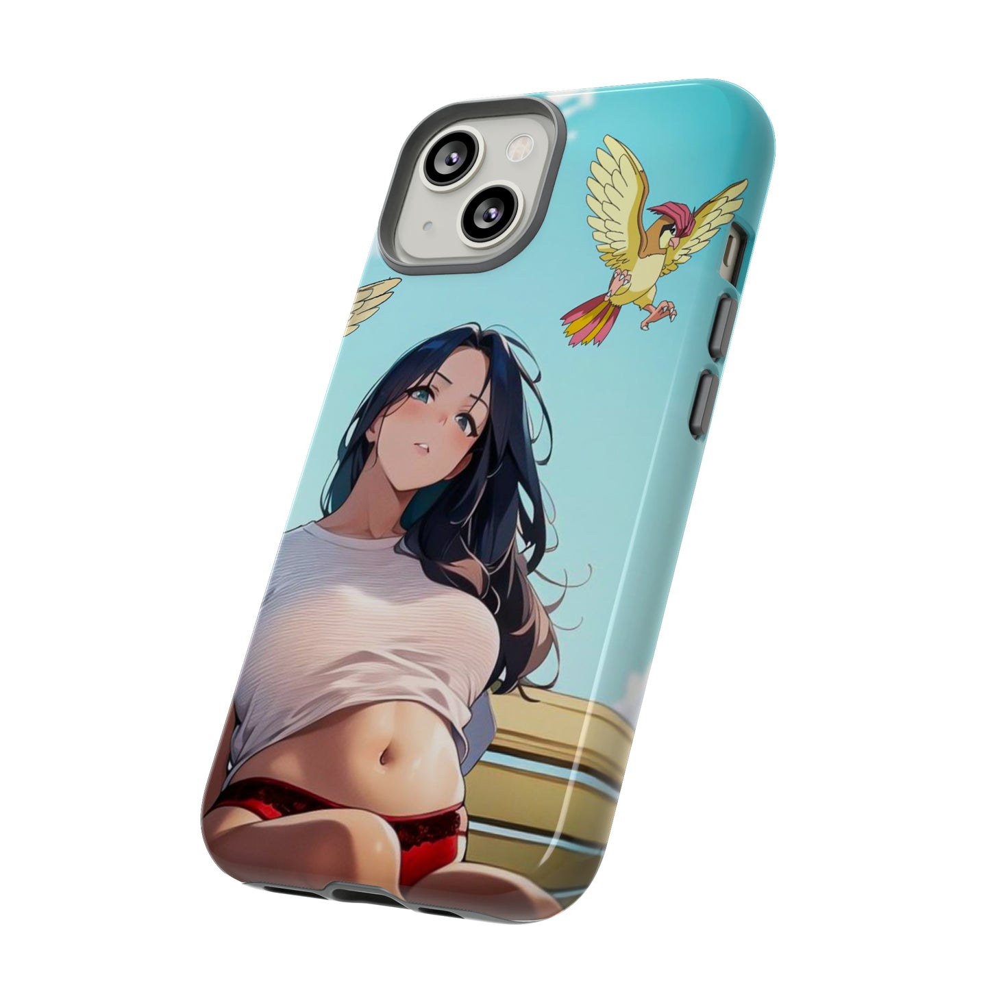Friends in the Sky- Anime Style Art Tough Cases