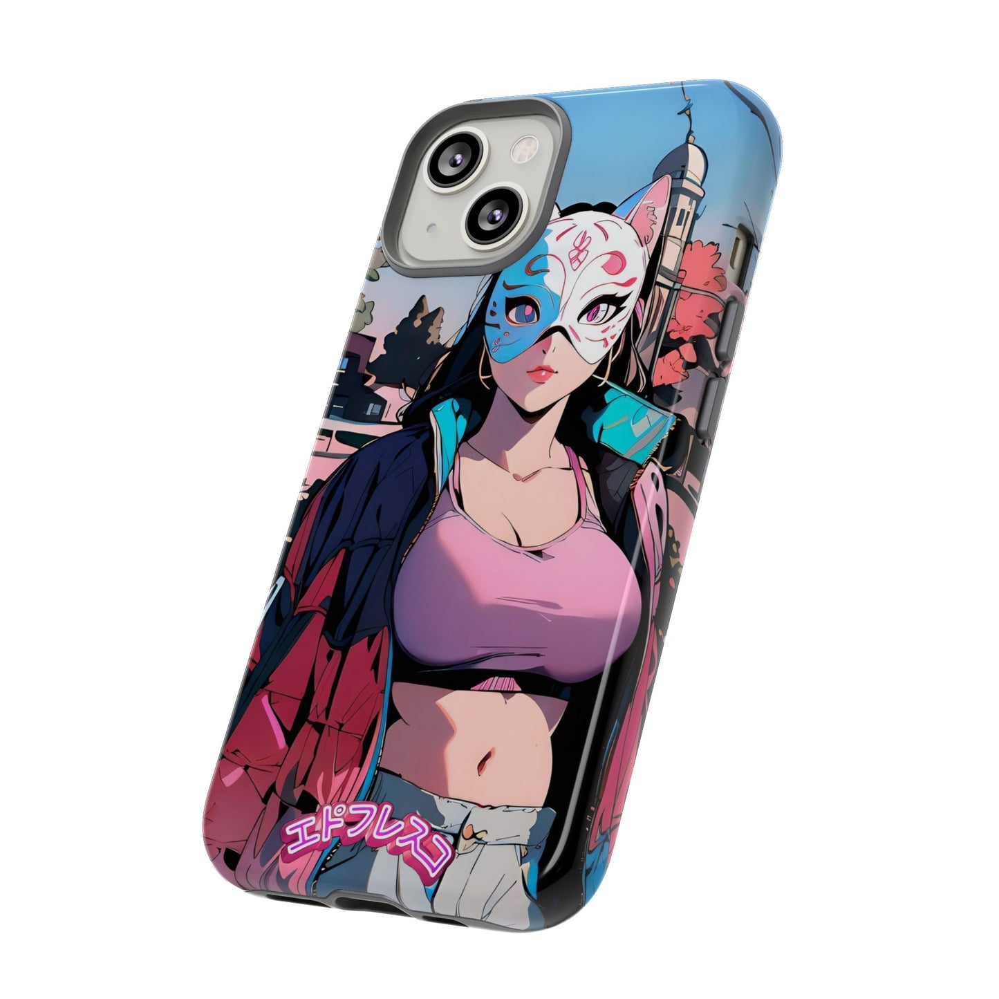 Anime Style Art Tough Cases- "Kitty City Boss #3"