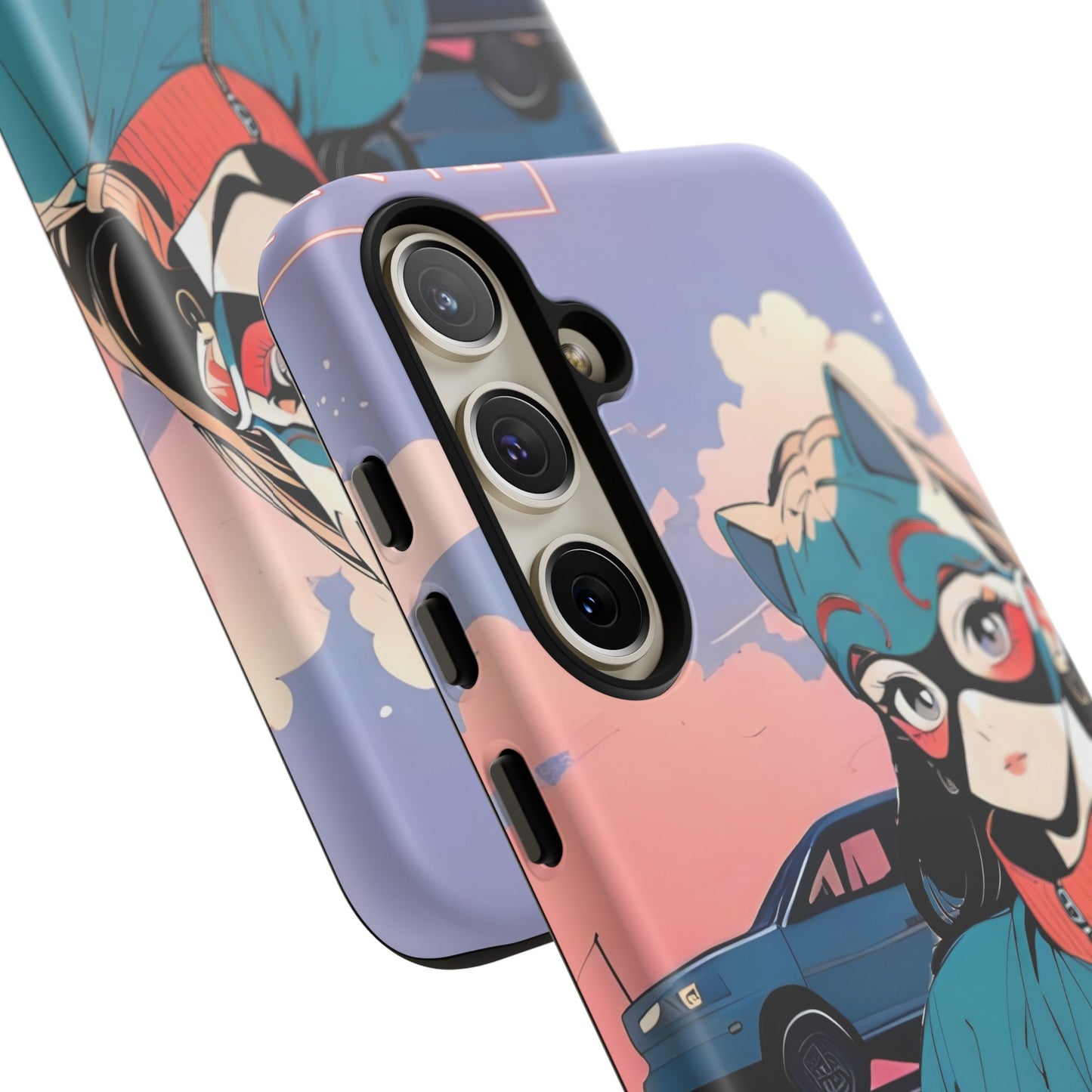 Anime Style Art Tough Cases- "Kitty City Boss #1"
