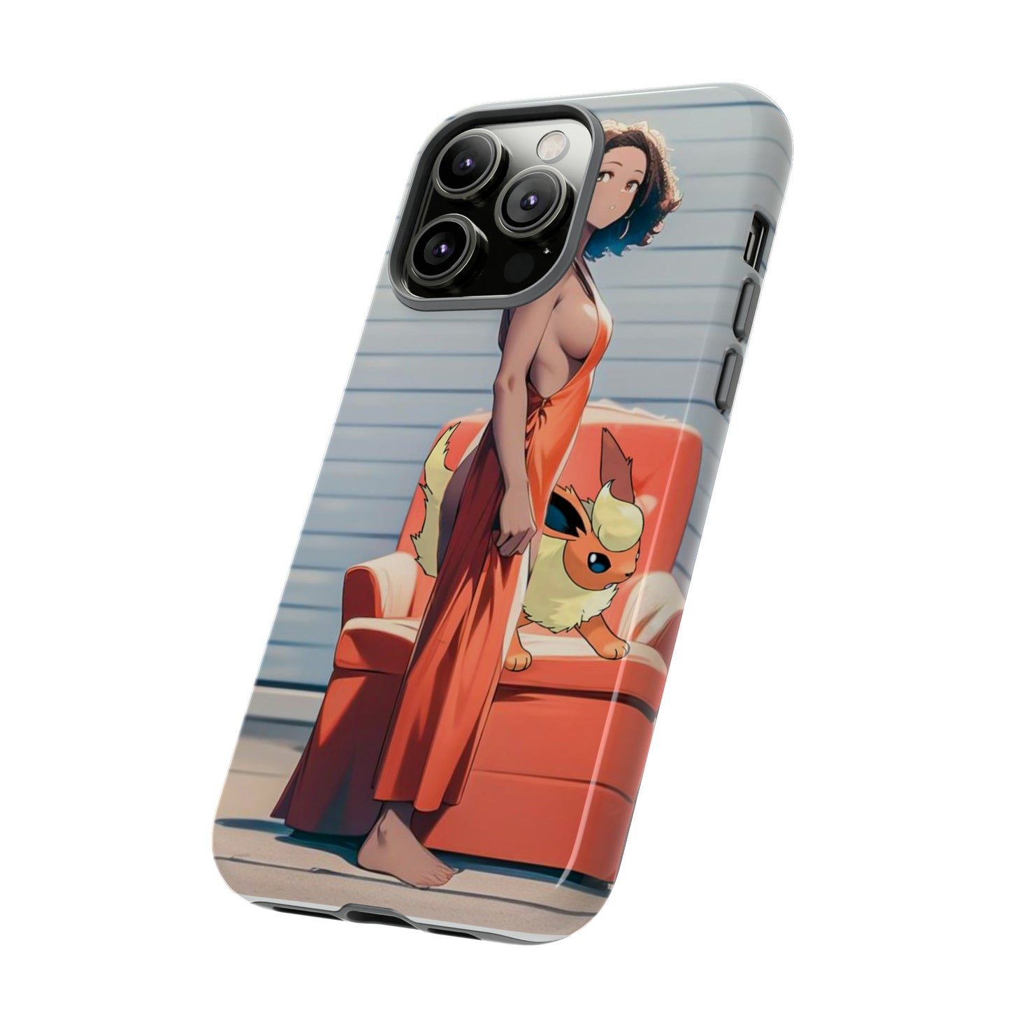 Flames She Has- Anime Style Art Tough Cases