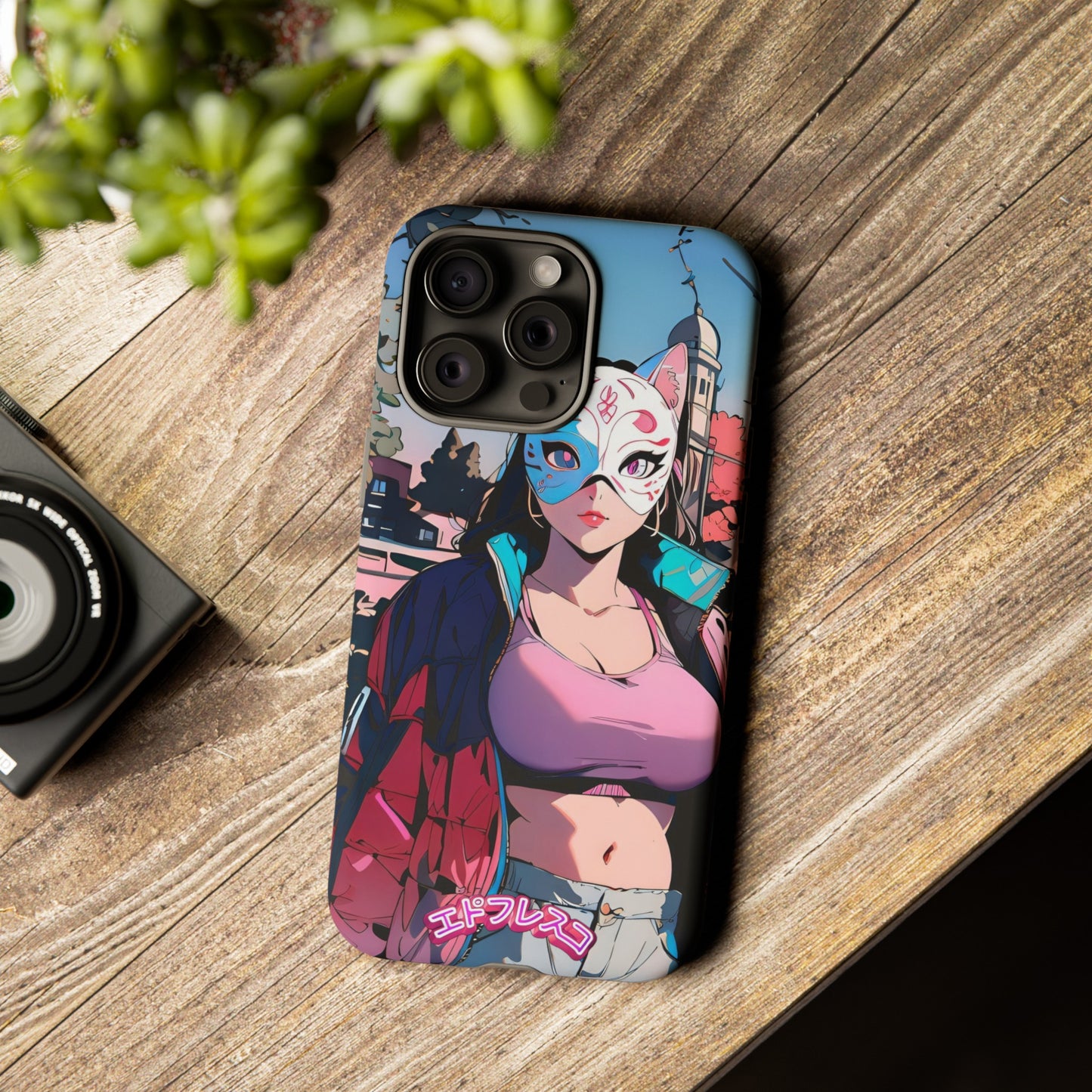 Anime Style Art Tough Cases- "Kitty City Boss #3"