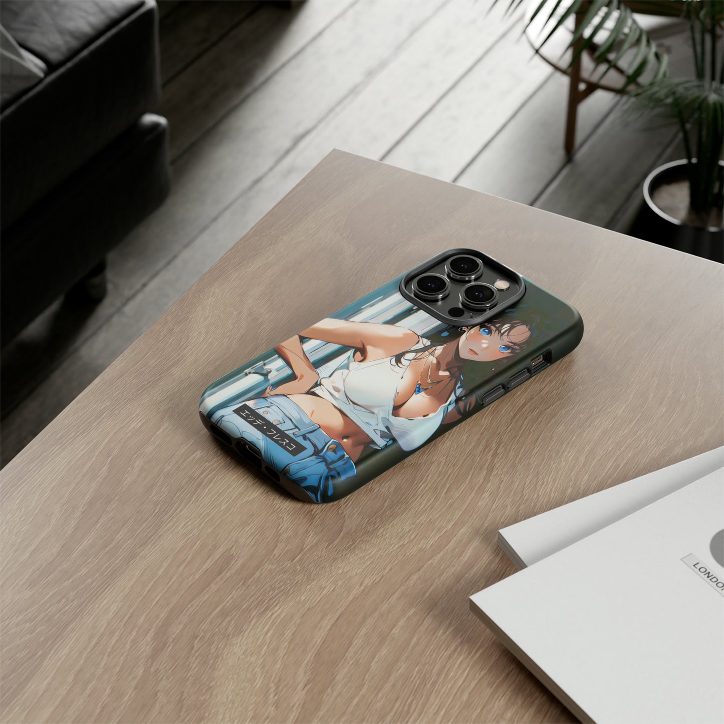 Anime Style Art Tough Cases- "She's Not Impressed"