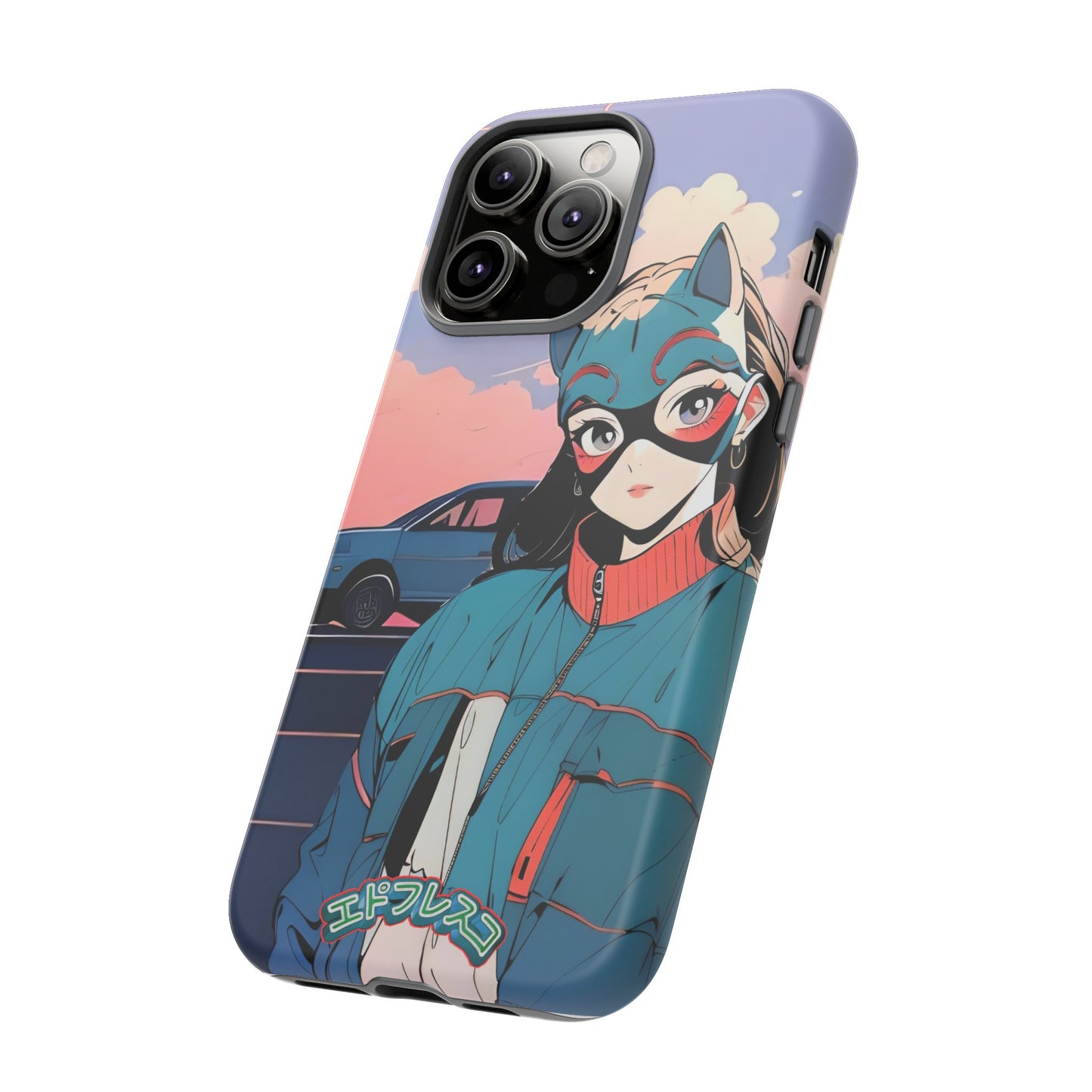 Anime Style Art Tough Cases- "Kitty City Boss #1"