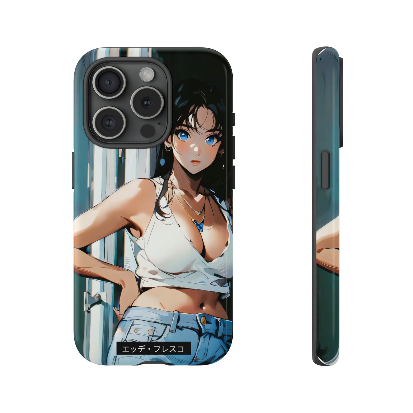 Anime Style Art Tough Cases- "She's Not Impressed"