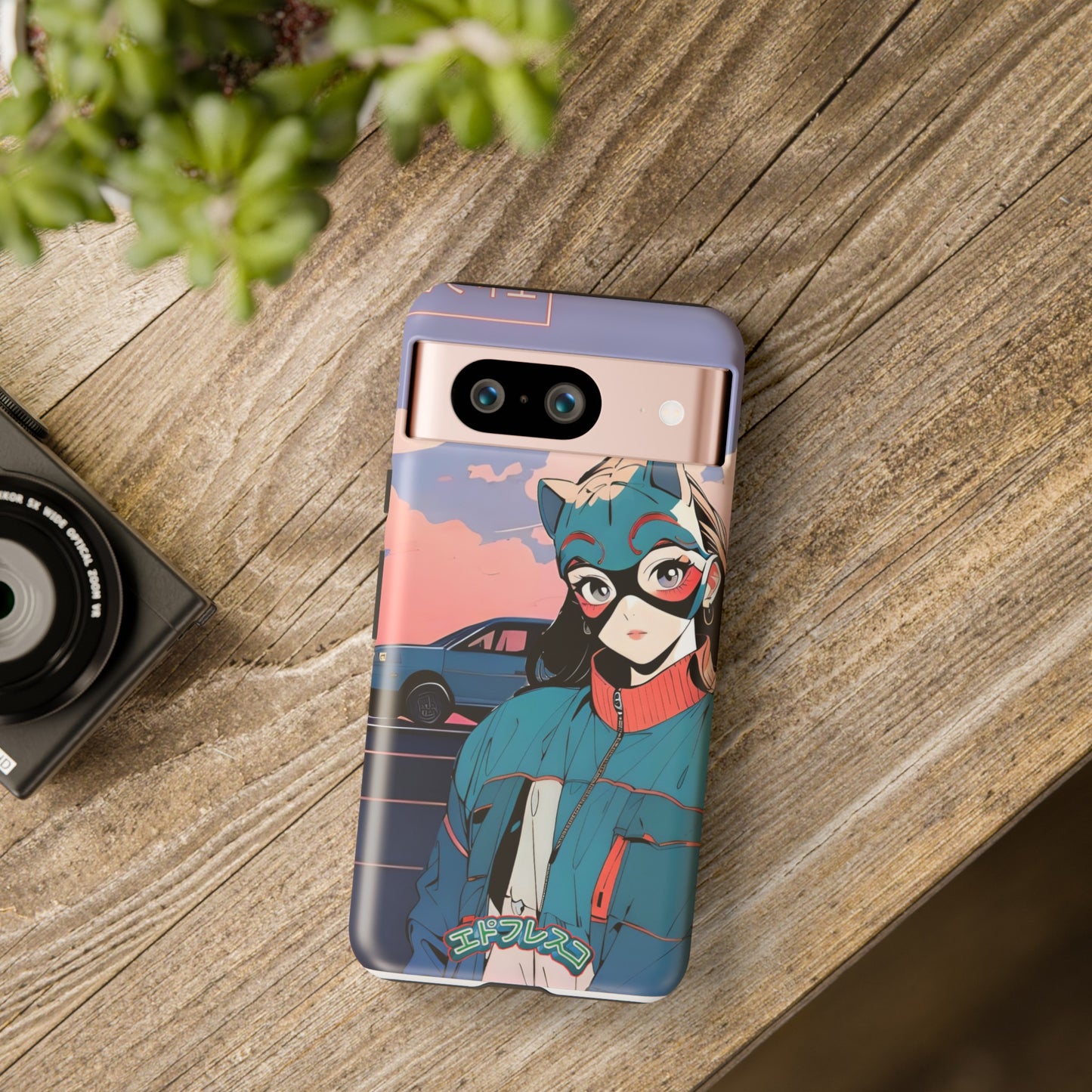 Anime Style Art Tough Cases- "Kitty City Boss #1"