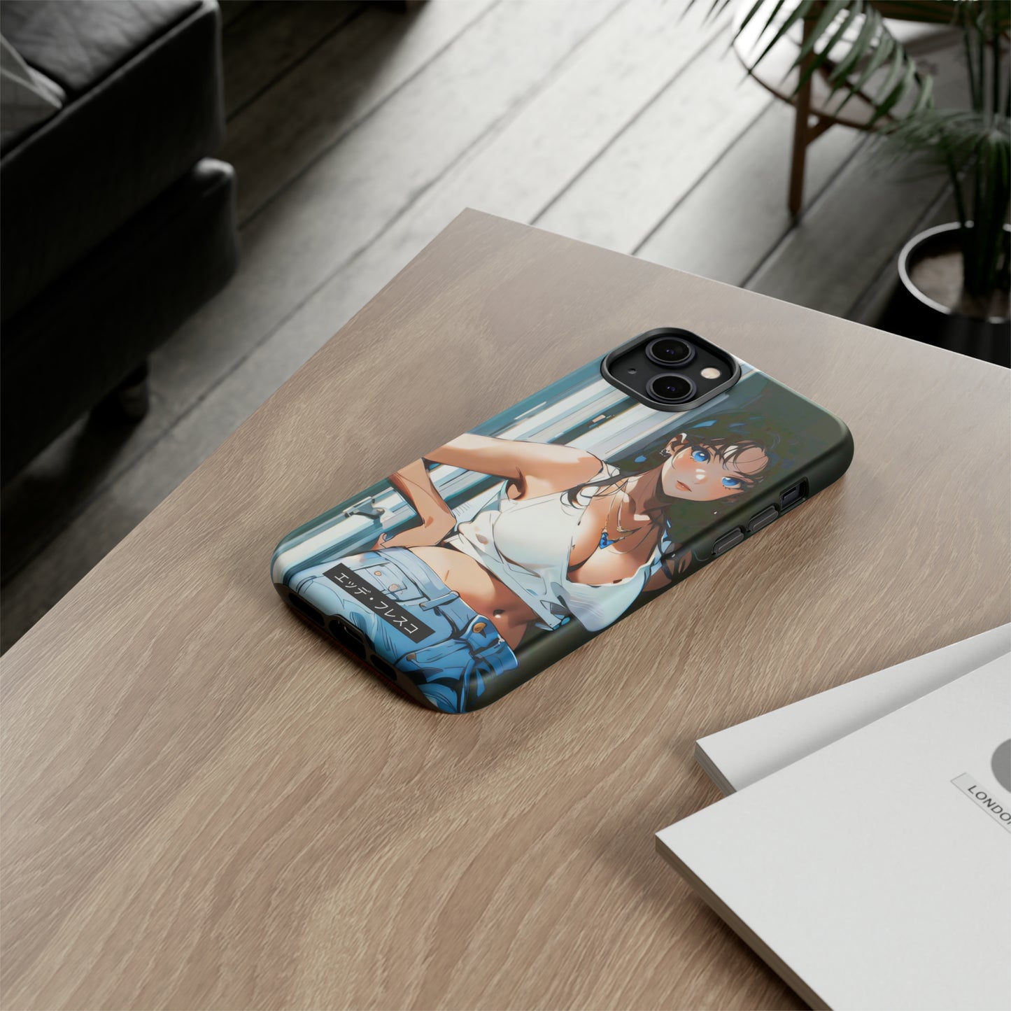 Anime Style Art Tough Cases- "She's Not Impressed"
