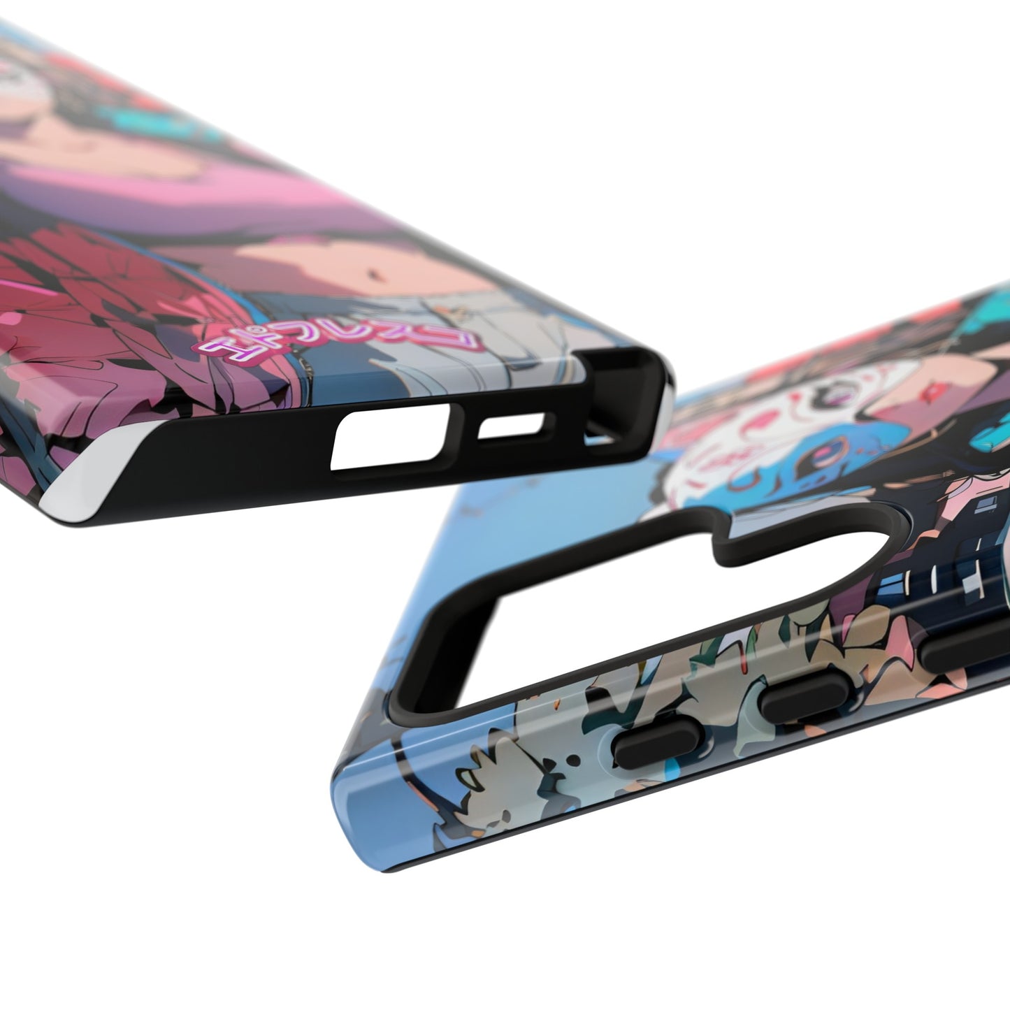 Anime Style Art Tough Cases- "Kitty City Boss #3"