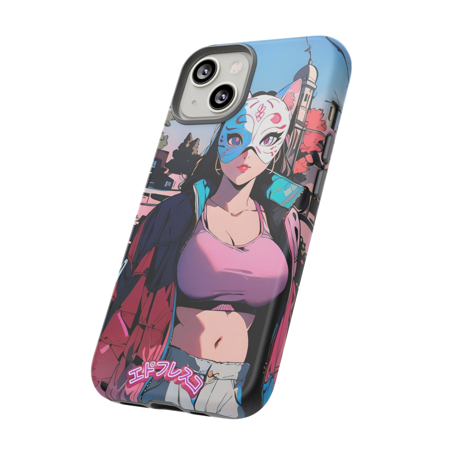 Anime Style Art Tough Cases- "Kitty City Boss #3"