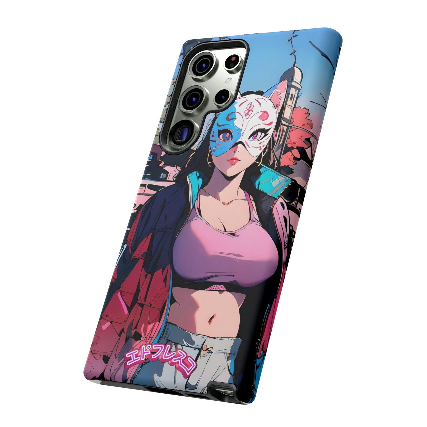 Anime Style Art Tough Cases- "Kitty City Boss #3"