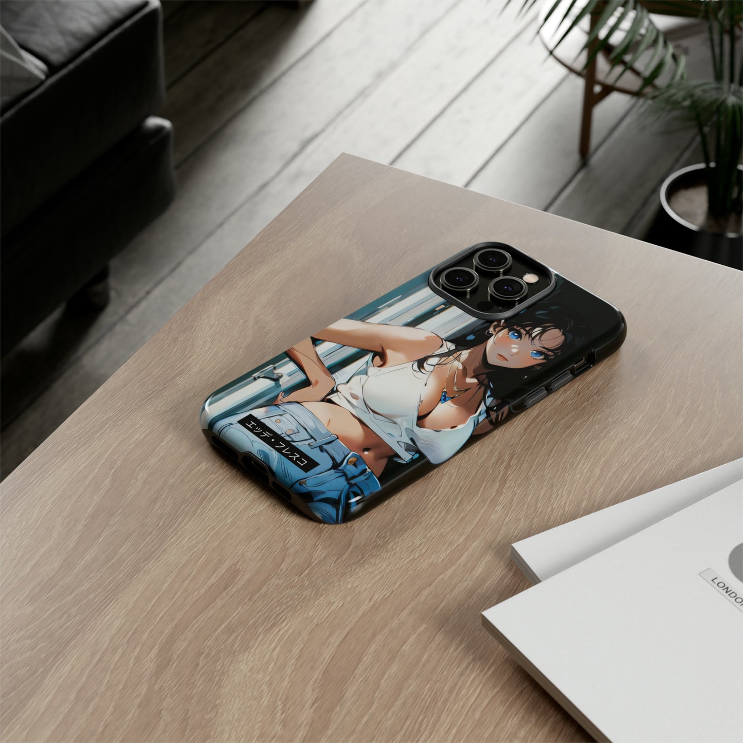 Anime Style Art Tough Cases- "She's Not Impressed"