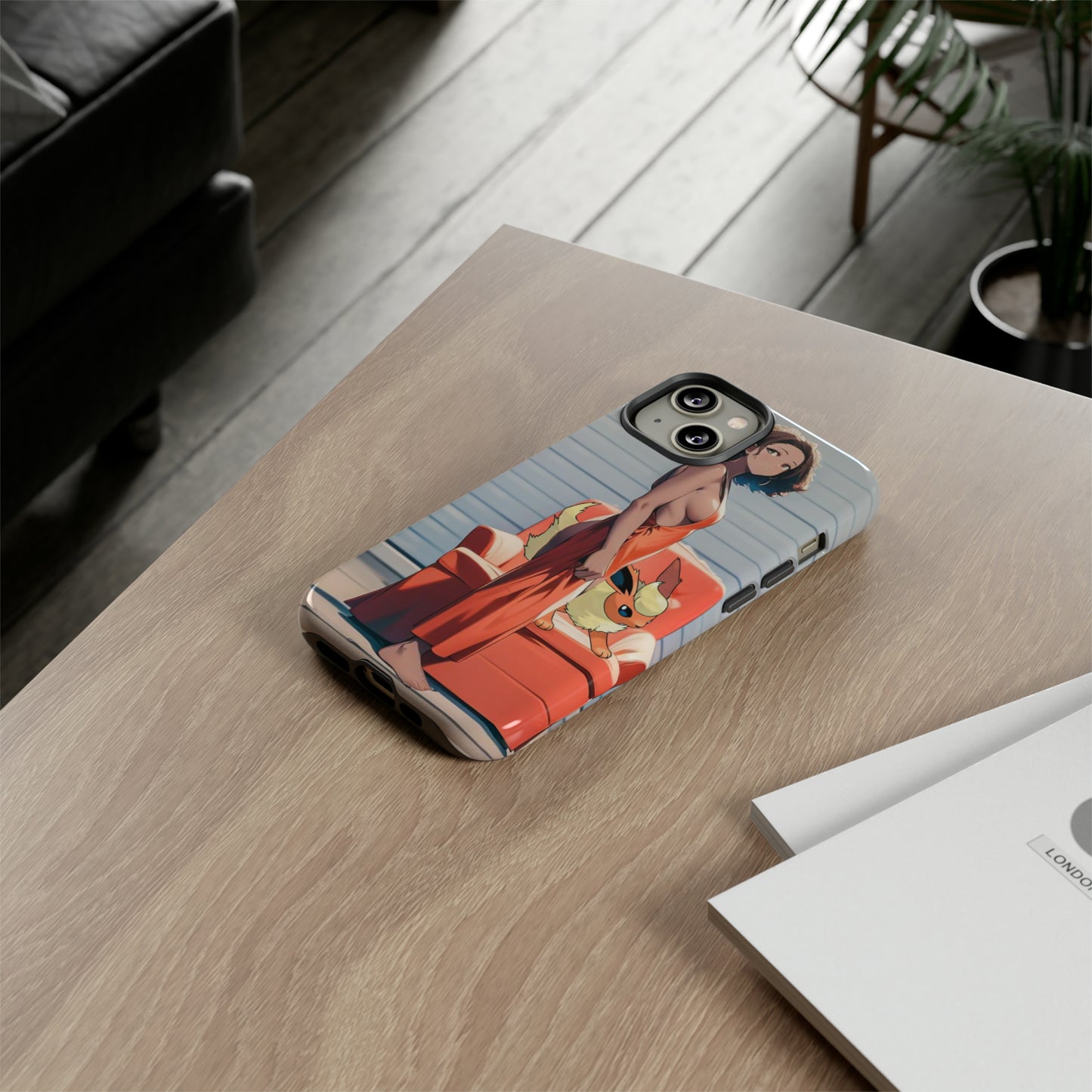 Flames She Has- Anime Style Art Tough Cases