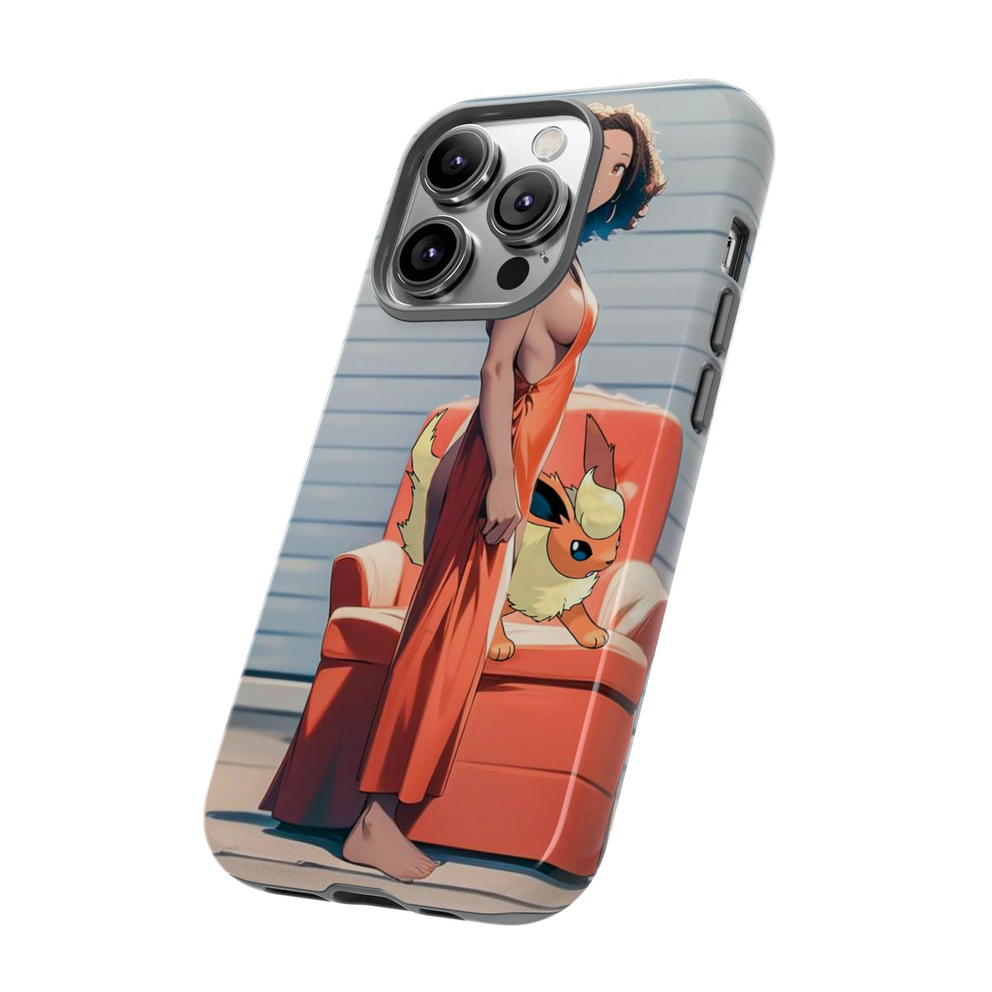 Flames She Has- Anime Style Art Tough Cases