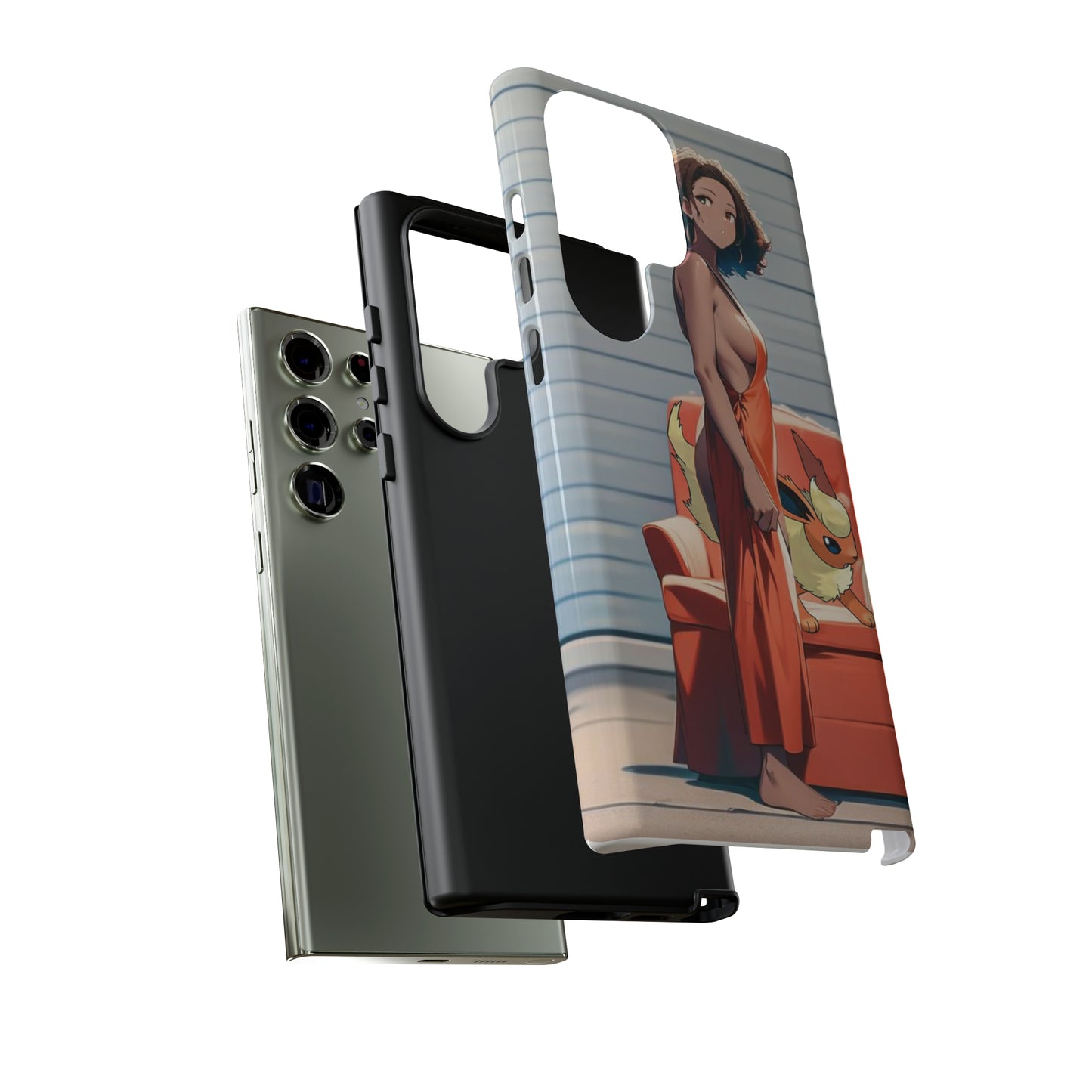 Flames She Has- Anime Style Art Tough Cases
