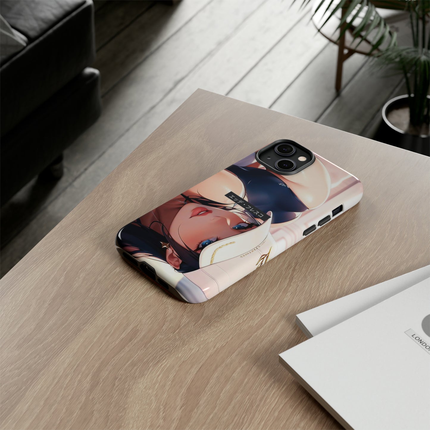 Anime Style Art Tough Cases- "She's too Kind"