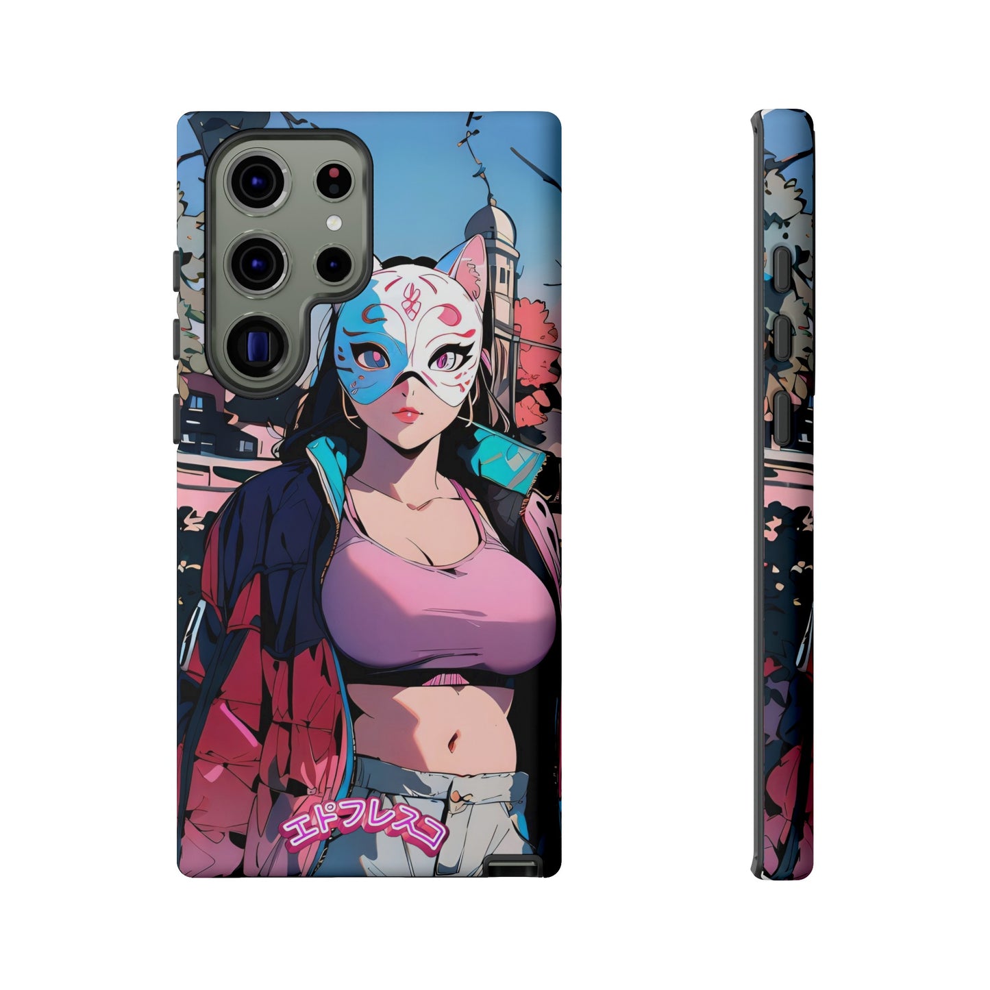 Anime Style Art Tough Cases- "Kitty City Boss #3"