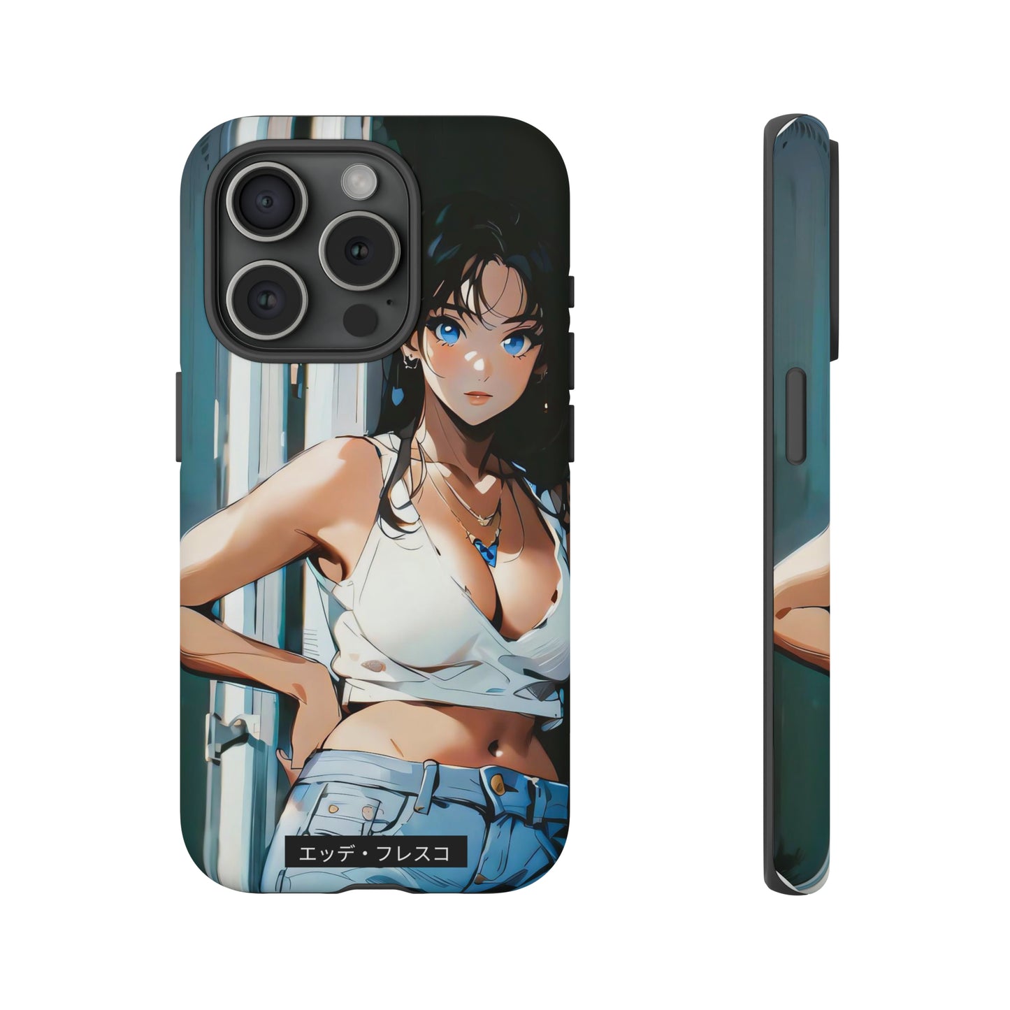 Anime Style Art Tough Cases- "She's Not Impressed"