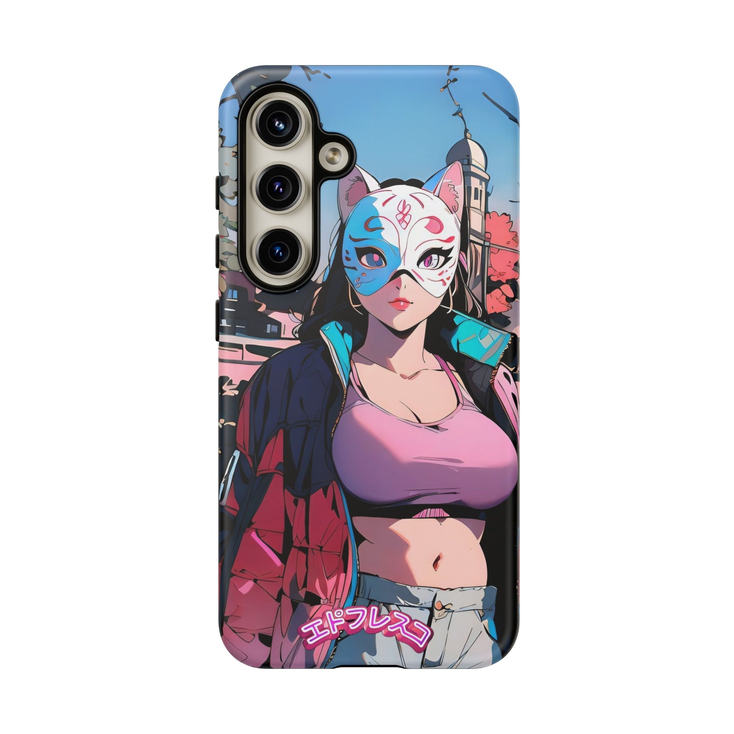 Anime Style Art Tough Cases- "Kitty City Boss #3"
