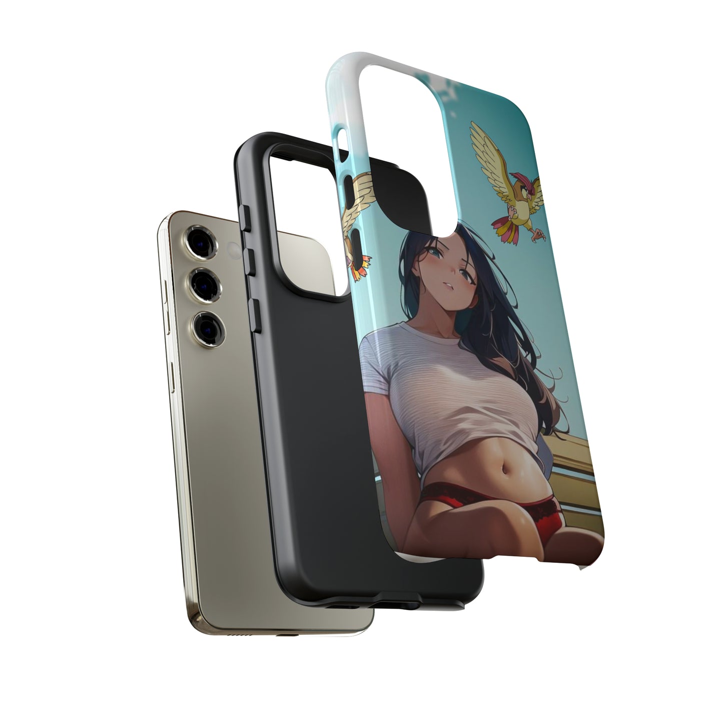 Friends in the Sky- Anime Style Art Tough Cases
