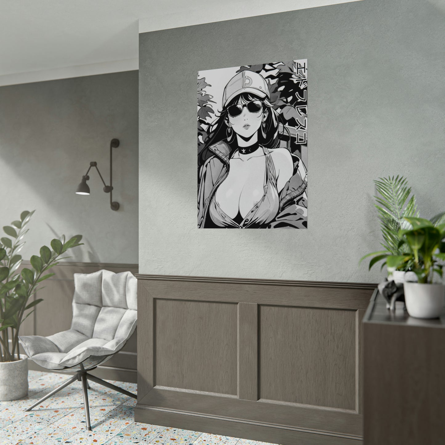 Anime Style Art Rolled Posters- "The Killer"