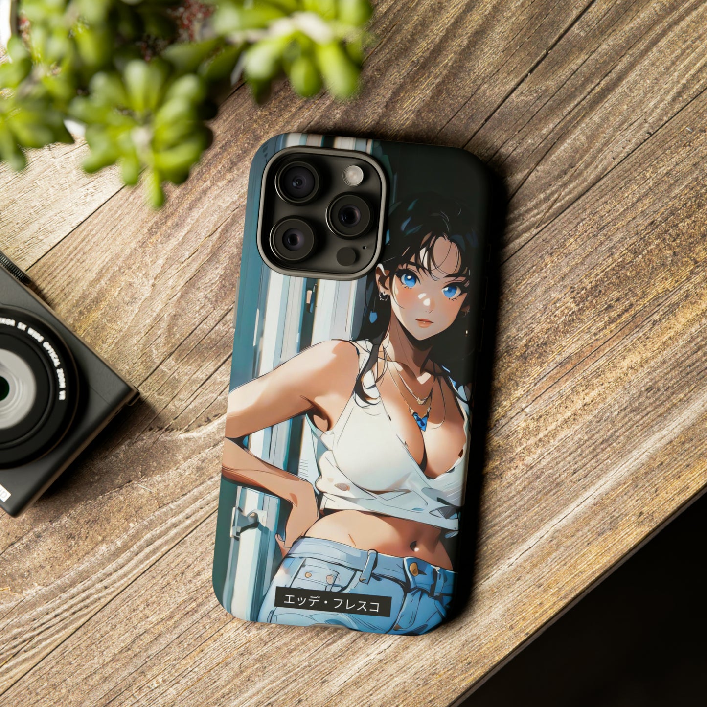 Anime Style Art Tough Cases- "She's Not Impressed"
