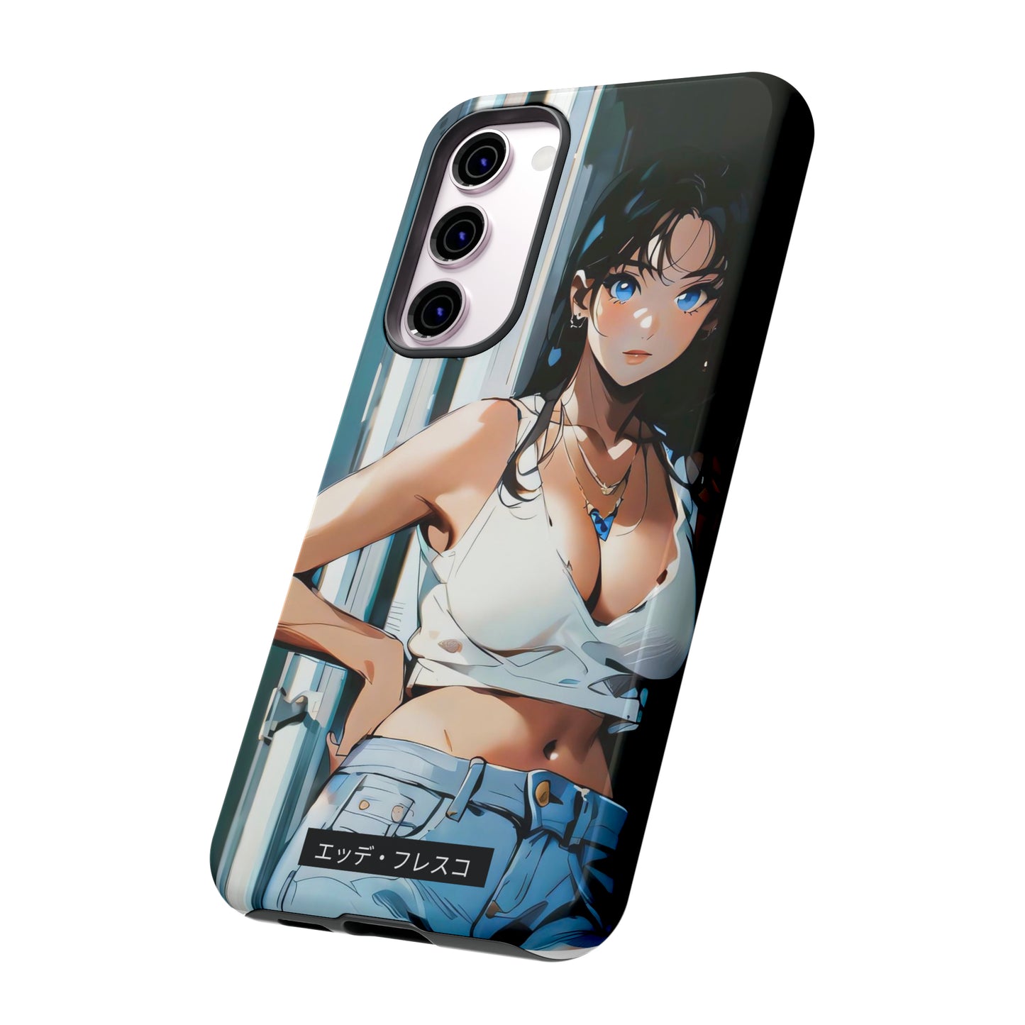 Anime Style Art Tough Cases- "She's Not Impressed"