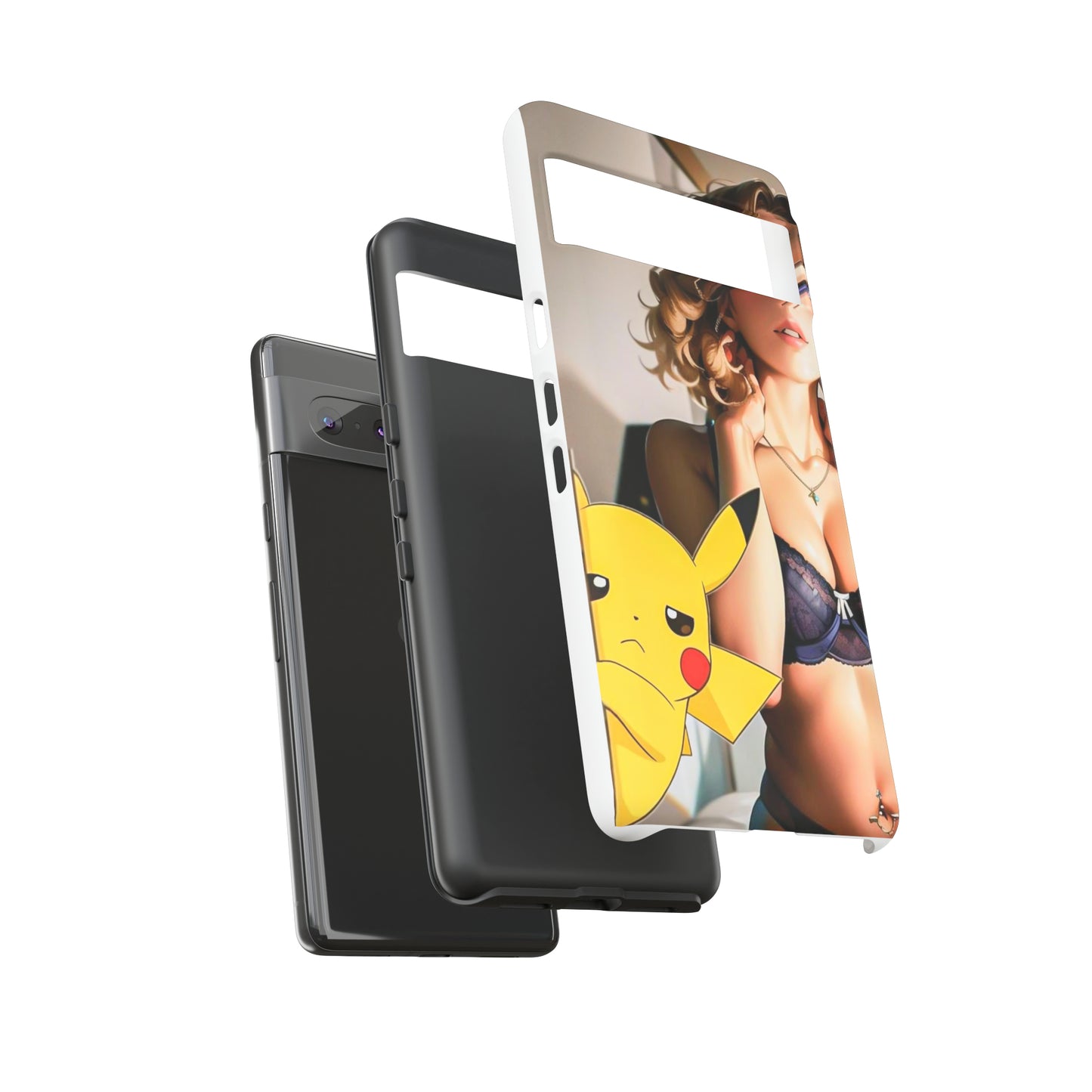 Blonde with Pika- Anime Style Art Tough Cases