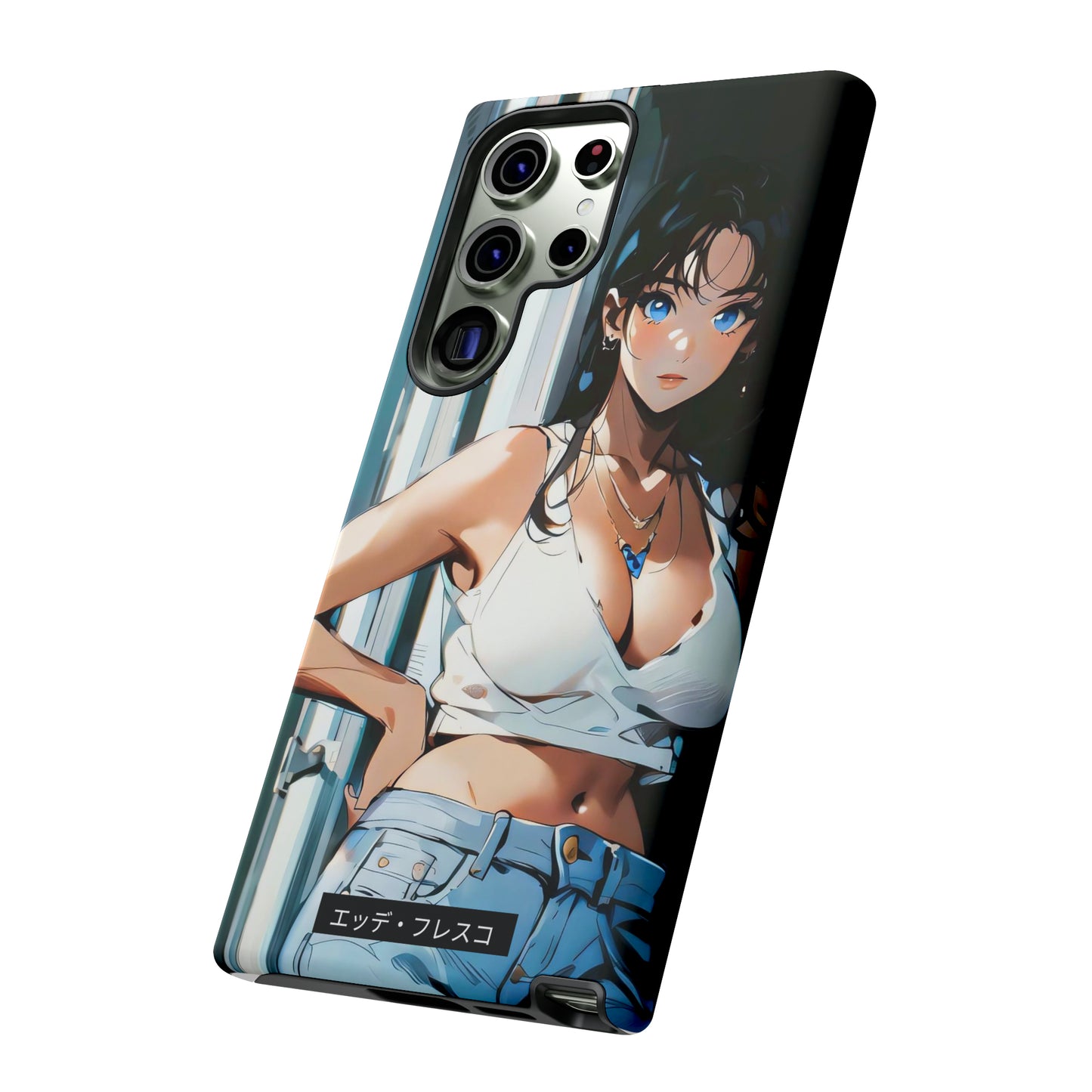Anime Style Art Tough Cases- "She's Not Impressed"