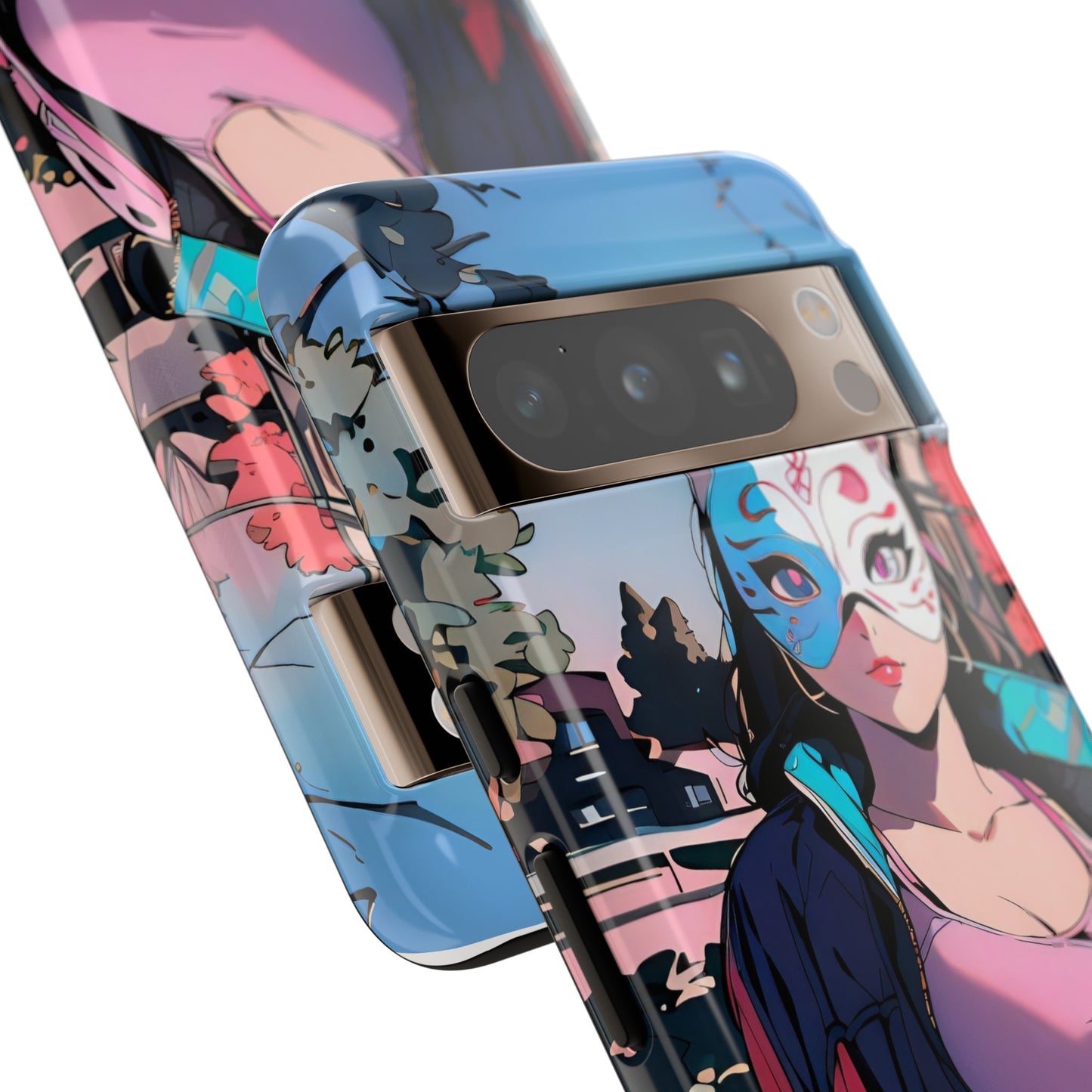 Anime Style Art Tough Cases- "Kitty City Boss #3"