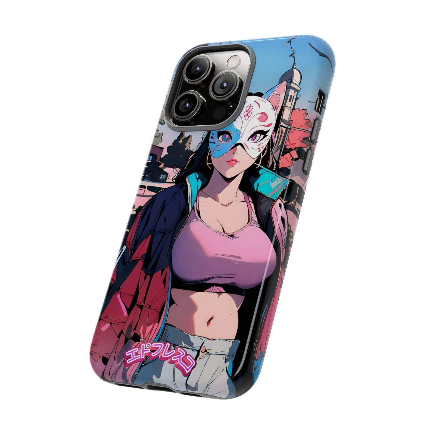 Anime Style Art Tough Cases- "Kitty City Boss #3"