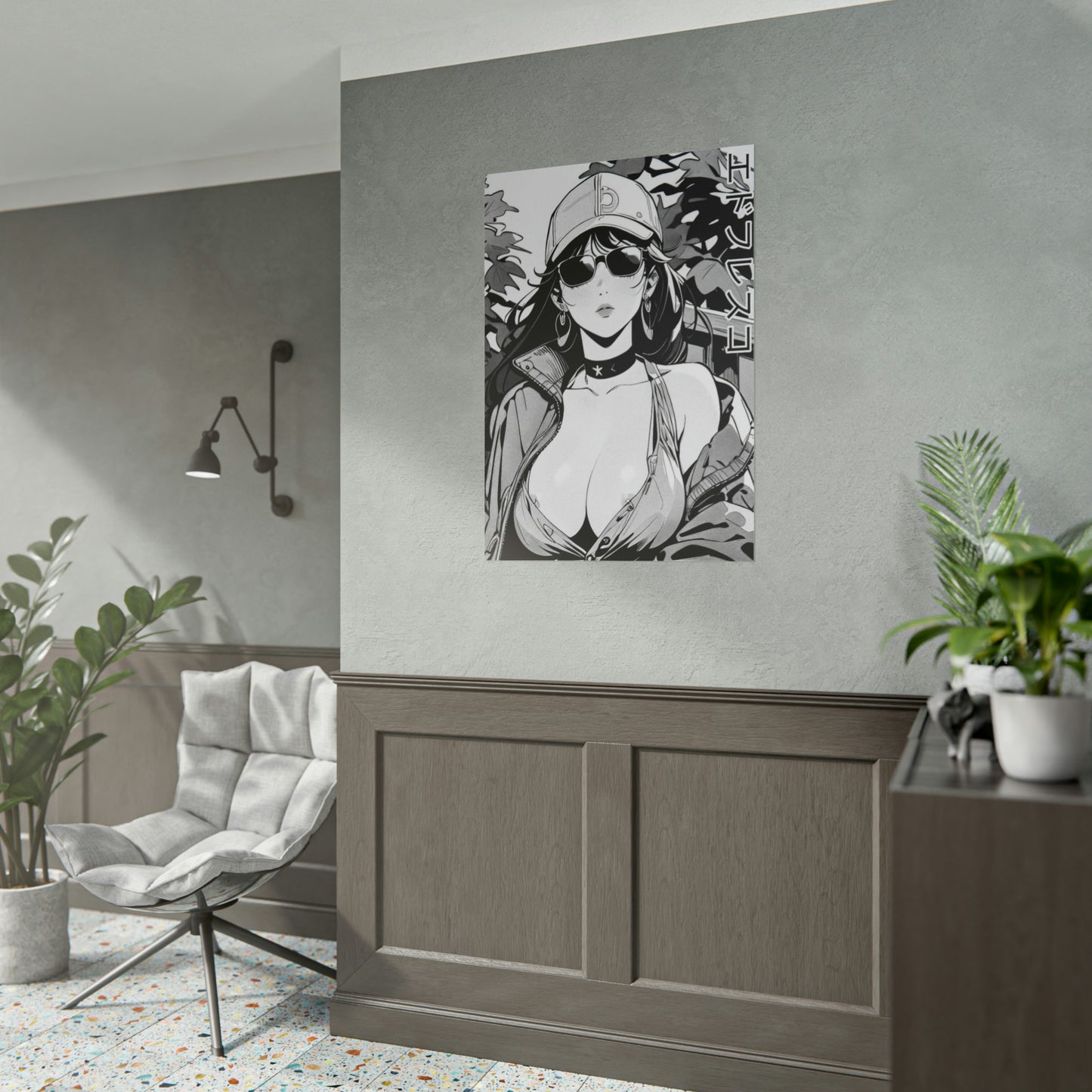 Anime Style Art Rolled Posters- "The Killer"